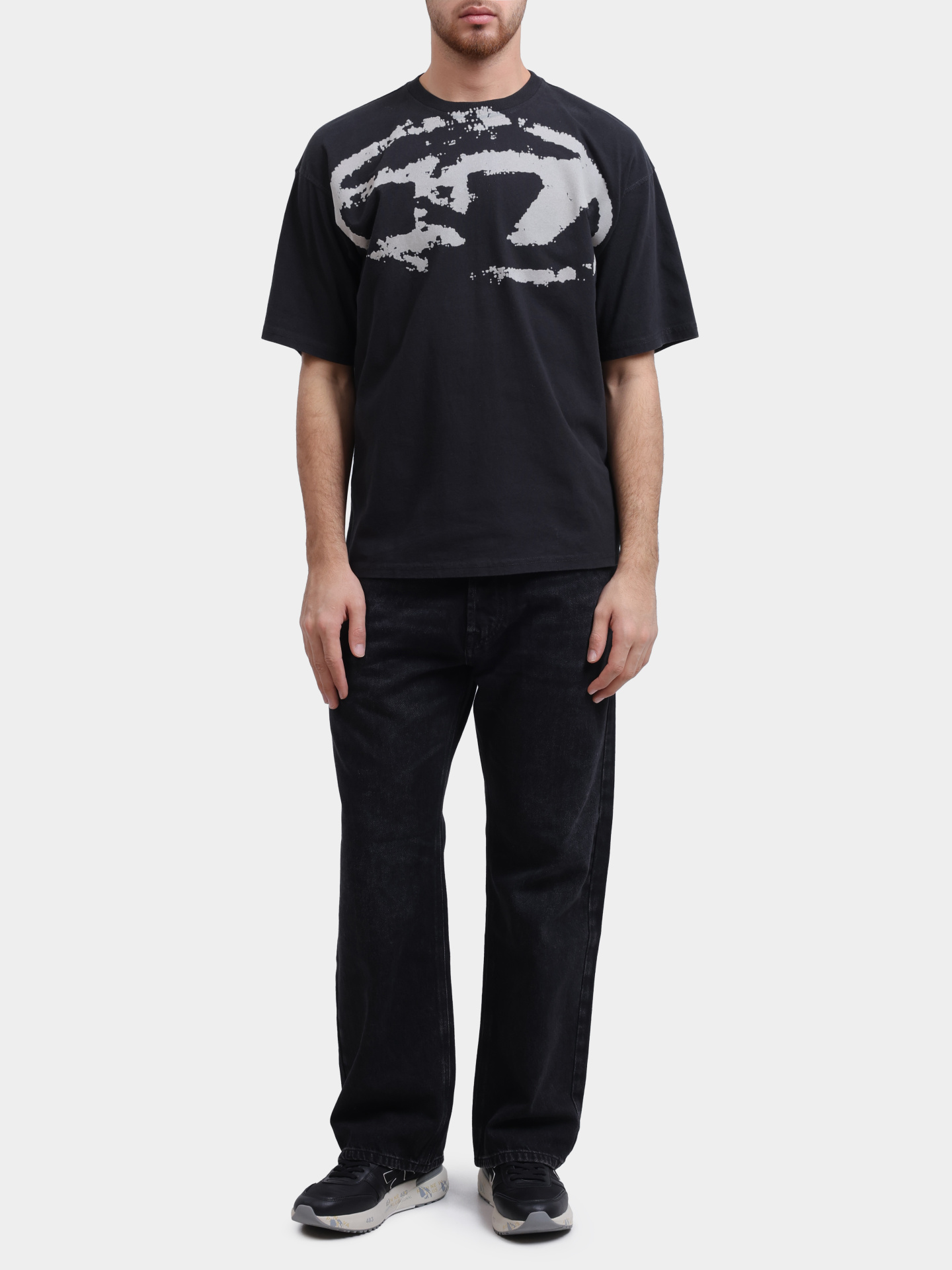 Футболка Diesel A130490DQAU9XX хлопковая мужская — купить в интернет-магазине Verdistore