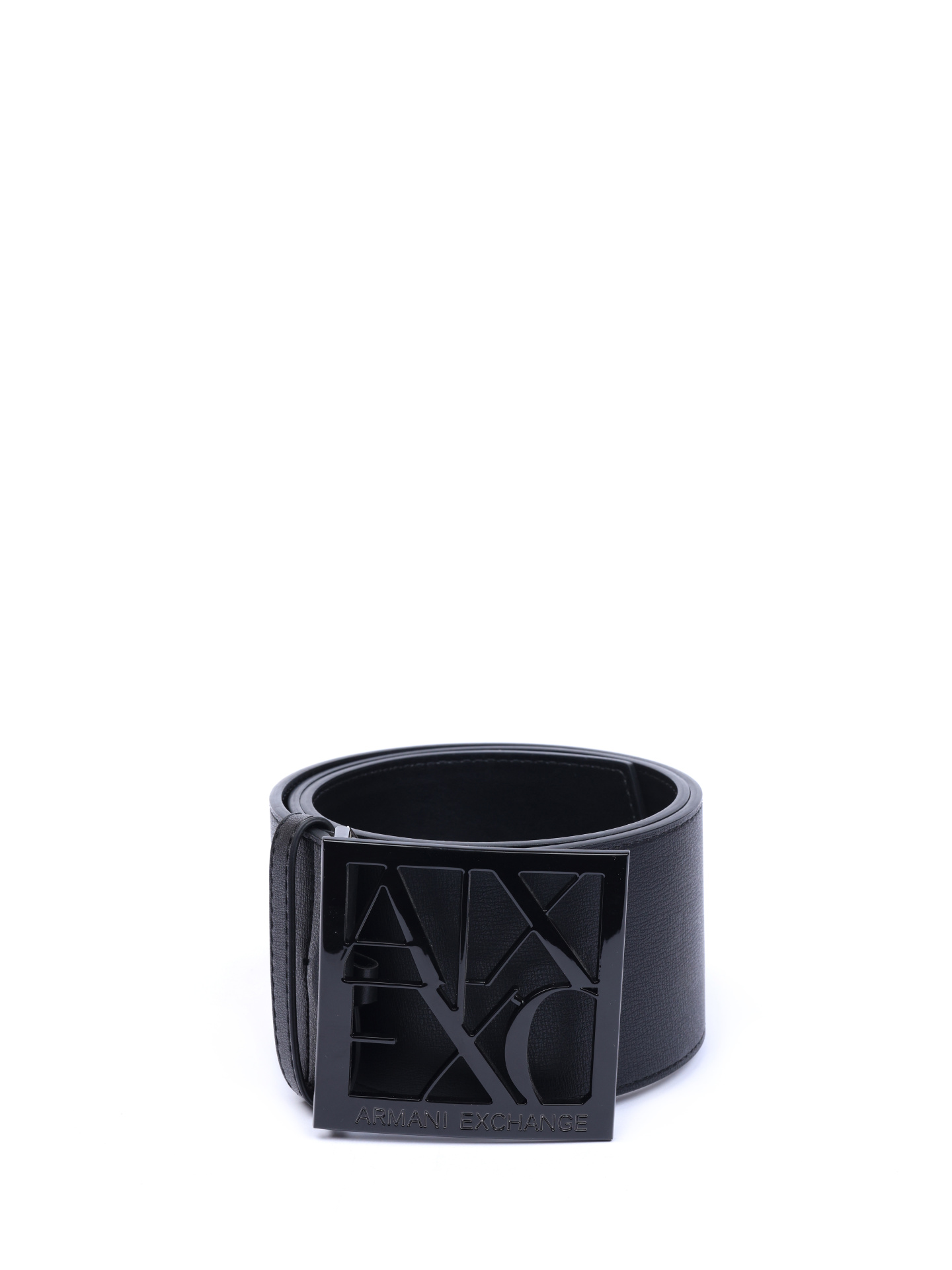 Ремень Armani Exchange 941132 0A874 00020 черный женский с логотипом — купить в интернет-магазине Verdistore