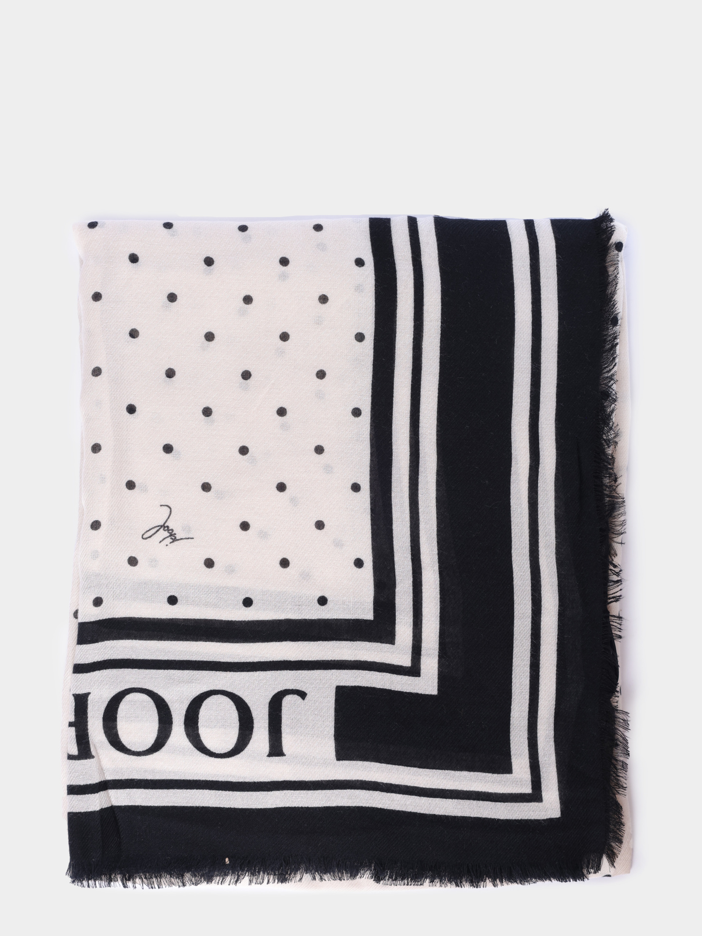 Шаль JOOP 261AS58Adaliz 30100487 00283 с принтом в горох — купить в интернет-магазине Verdistore