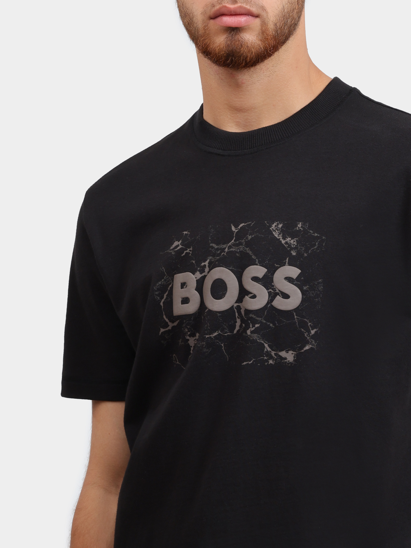 Футболка Boss 50539186 001 хлопковая мужская — купить в интернет-магазине Verdistore