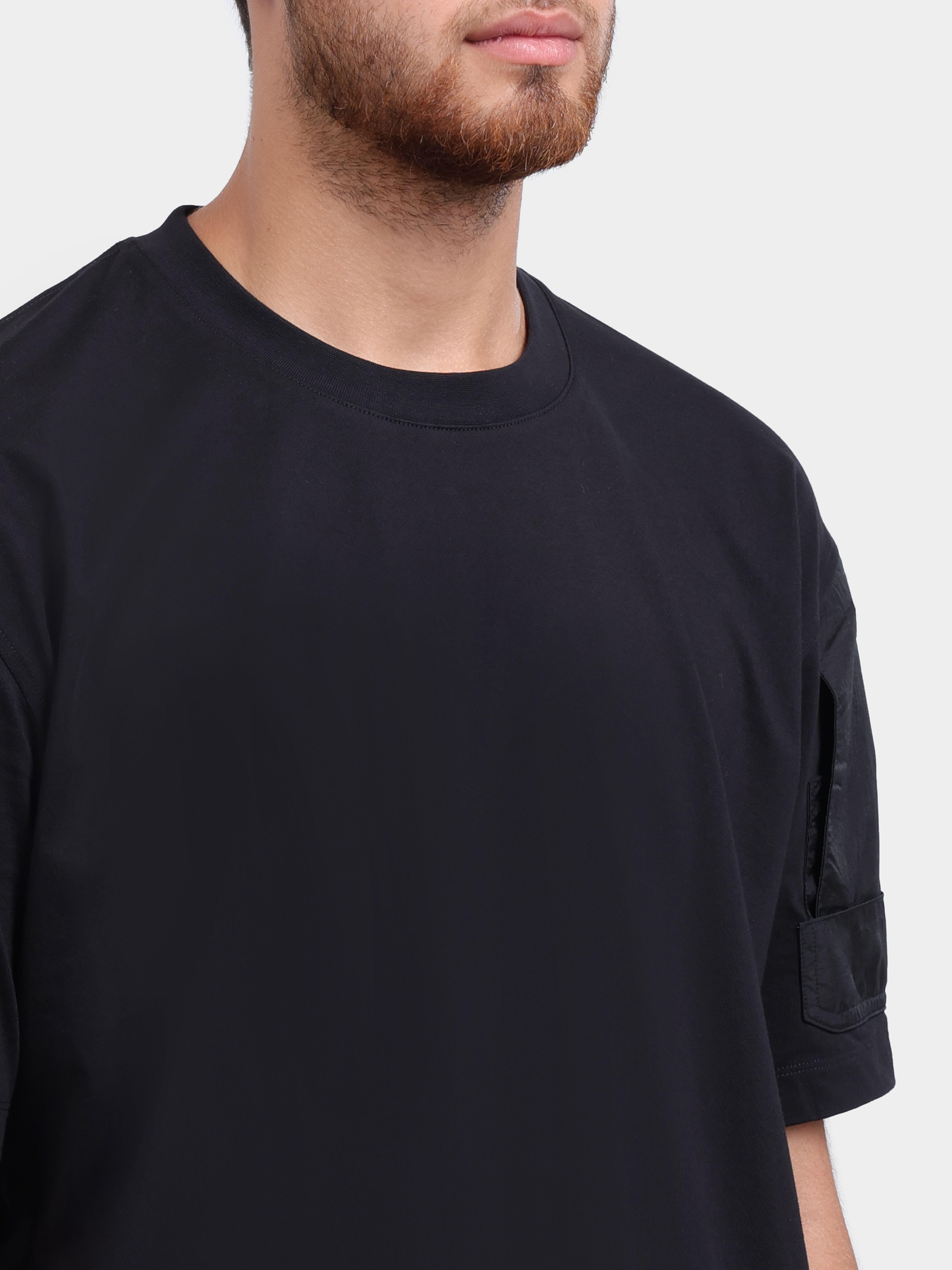 Футболка Y-3 KC6765 BLACK черная мужская с накладным карманом — купить в интернет-магазине Verdistore