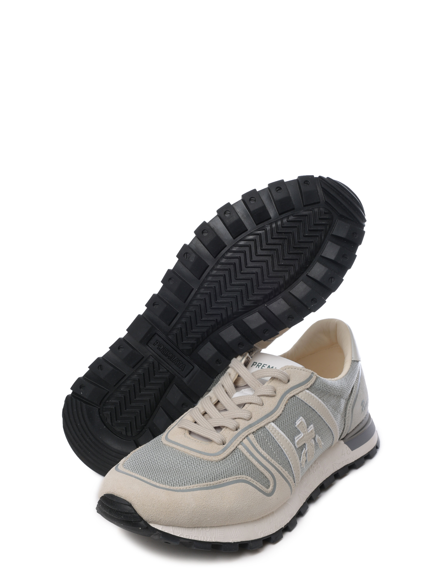 Кроссовки комбинированные с приподнятым носком и логотипом сбоку — купить в интернет-магазине Verdistore