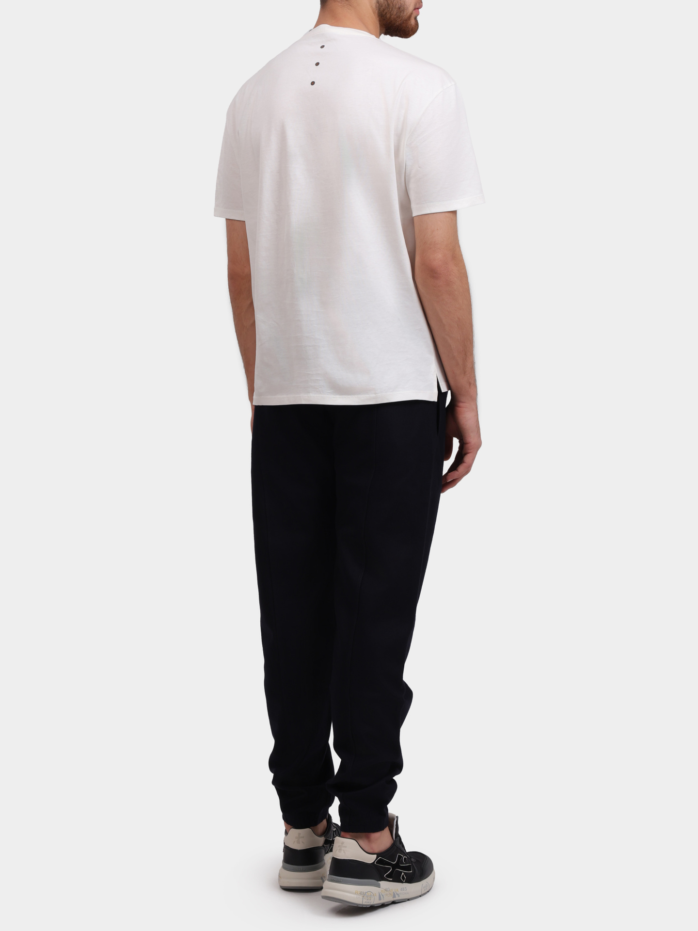 Джоггеры Emporio Armani EM002874 AF19668 UB118 шерстяные мужские — купить в интернет-магазине Verdistore