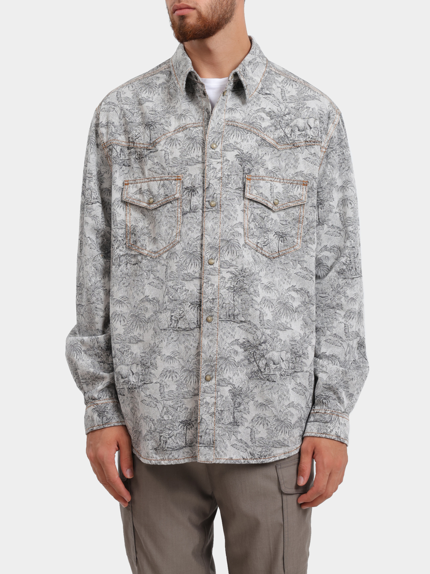 Рубашка Etro MRNE0001 99TJ580 S9810 джинсовая мужская — купить в интернет-магазине Verdistore