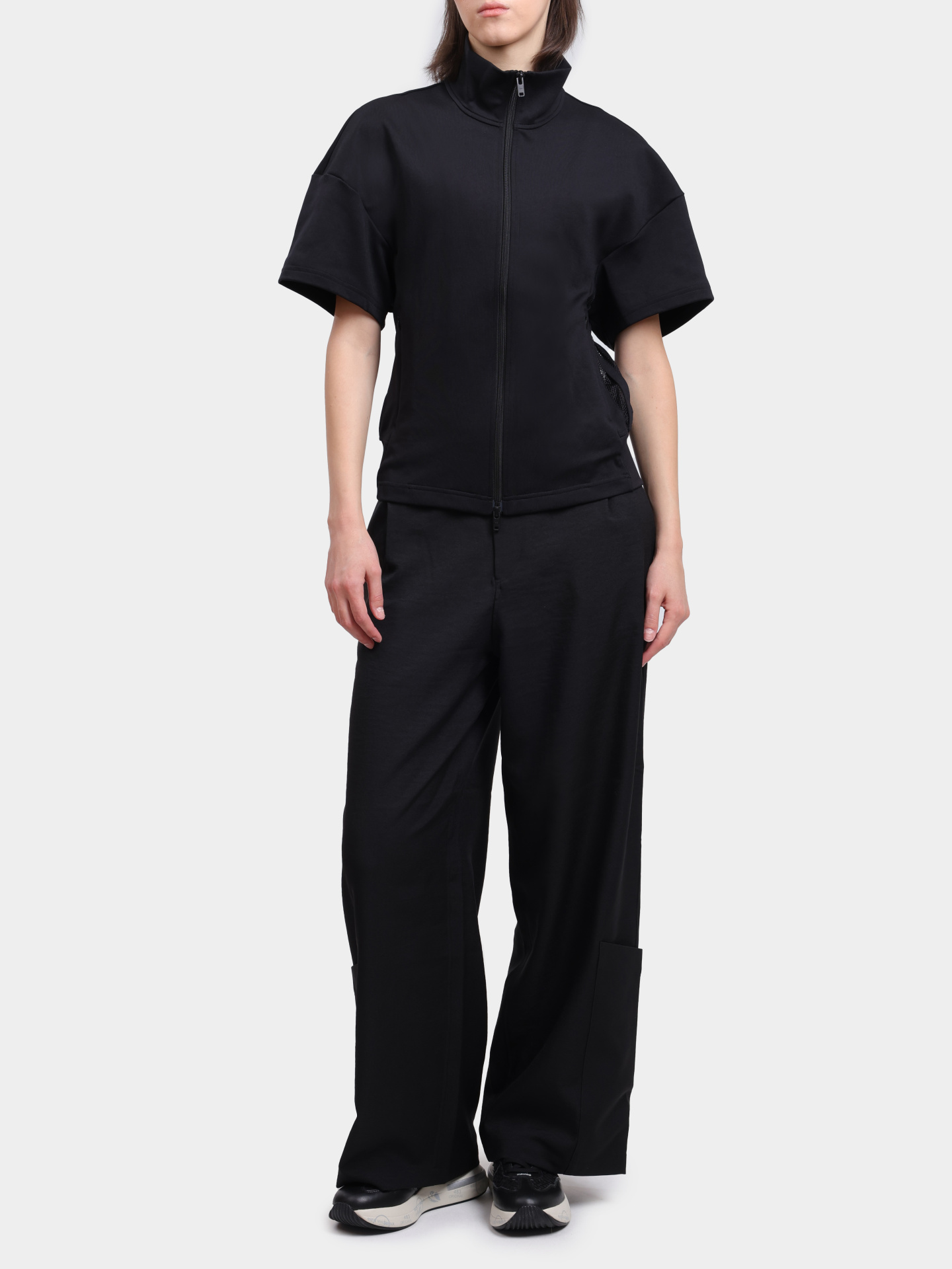 Толстовка Y-3 JN4984 черная женская на молнии — купить в интернет-магазине Verdistore