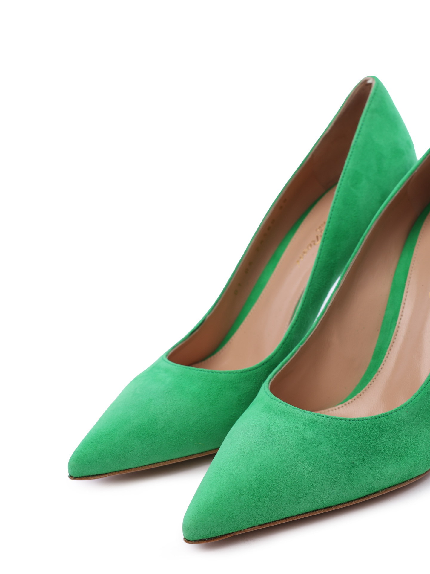 Туфли Gianvito Rossi G24580.85RIC.CAMGREE замшевые женские — купить в интернет-магазине Verdistore