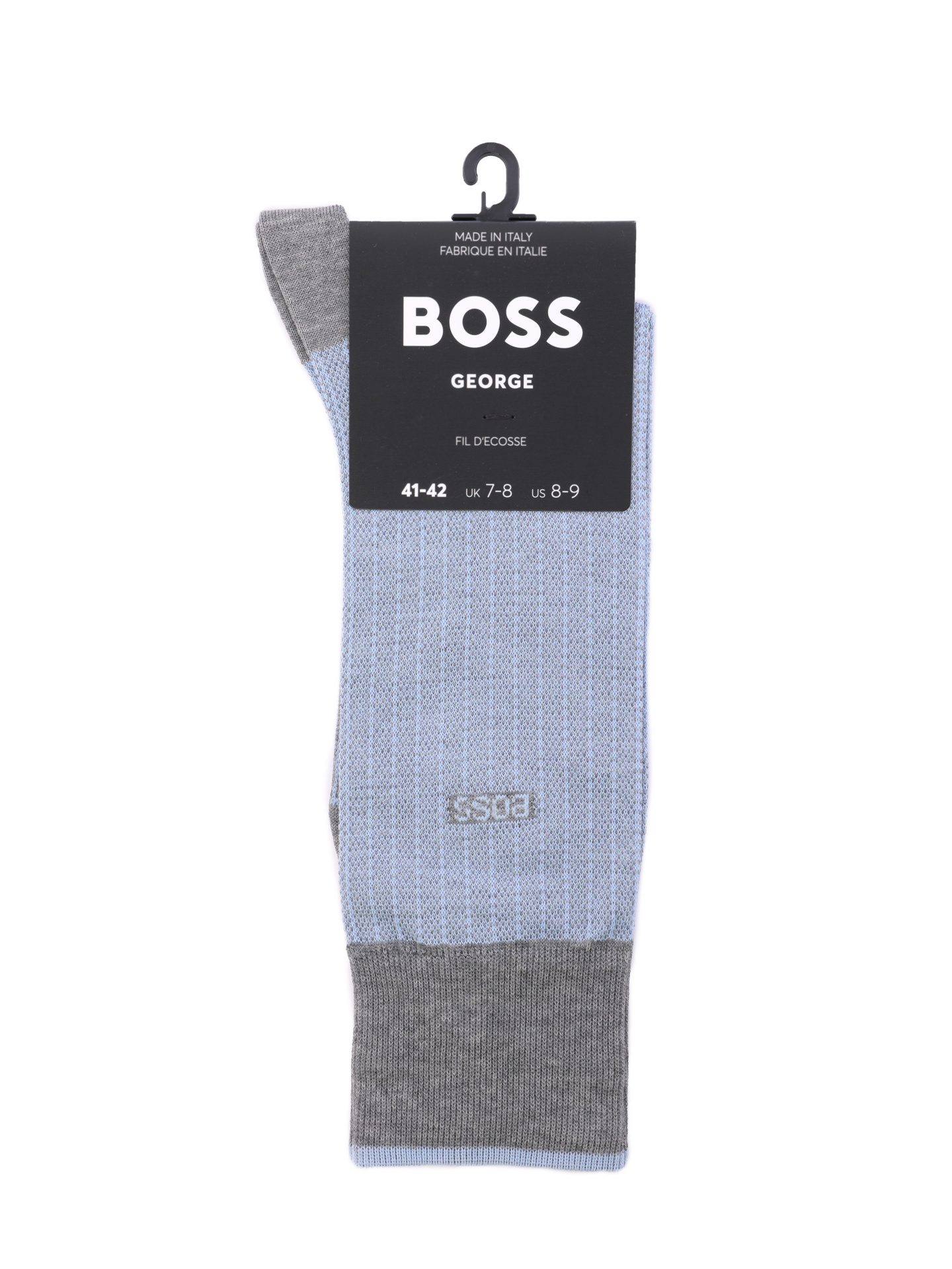 Носки Boss 50491133 голубые мужские из хлопка — купить в интернет-магазине Verdistore