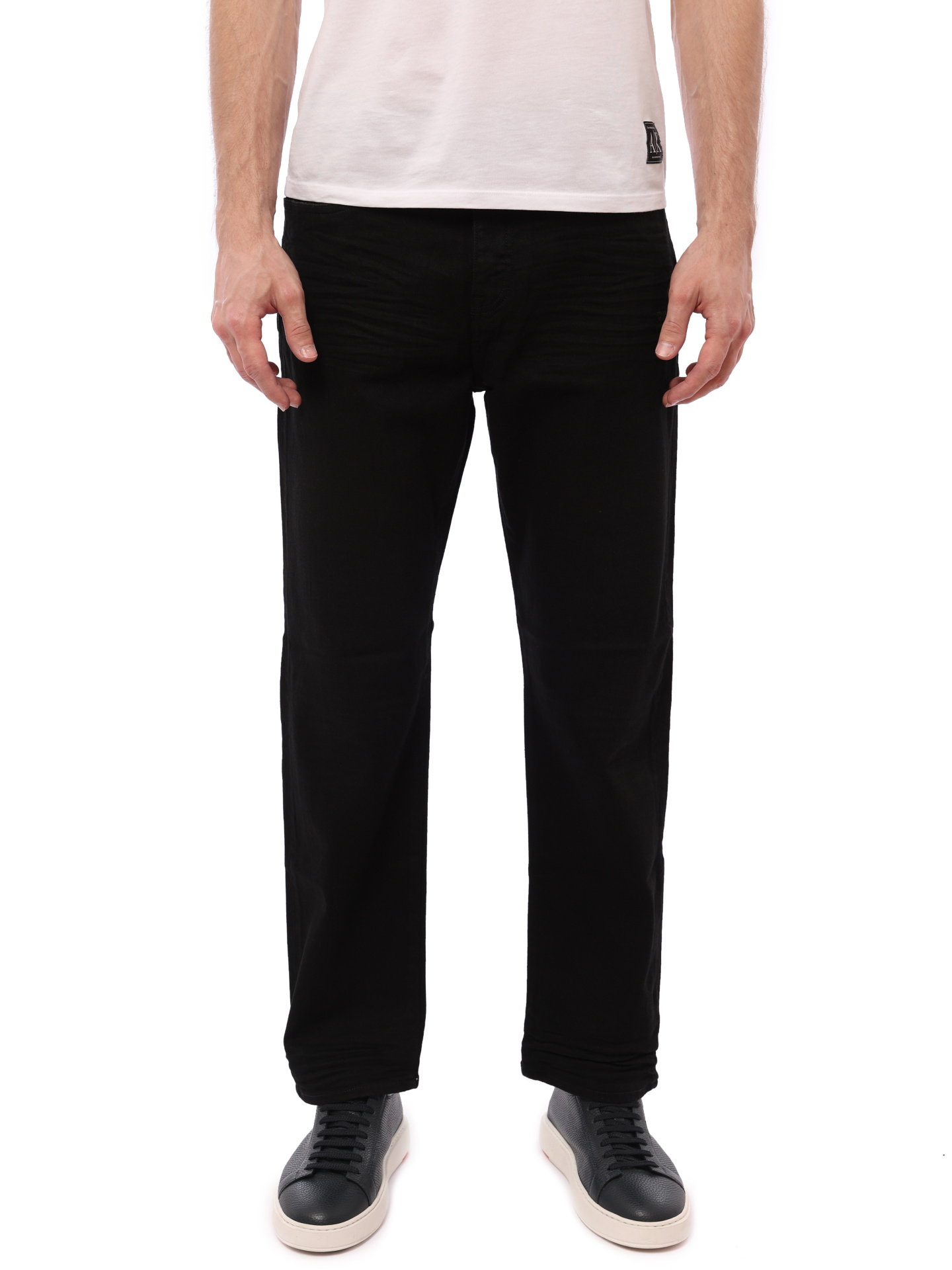 Джинсы Armani Exchange 6GZJ40 Z1RPZ черные мужские — купить в интернет-магазине Verdistore