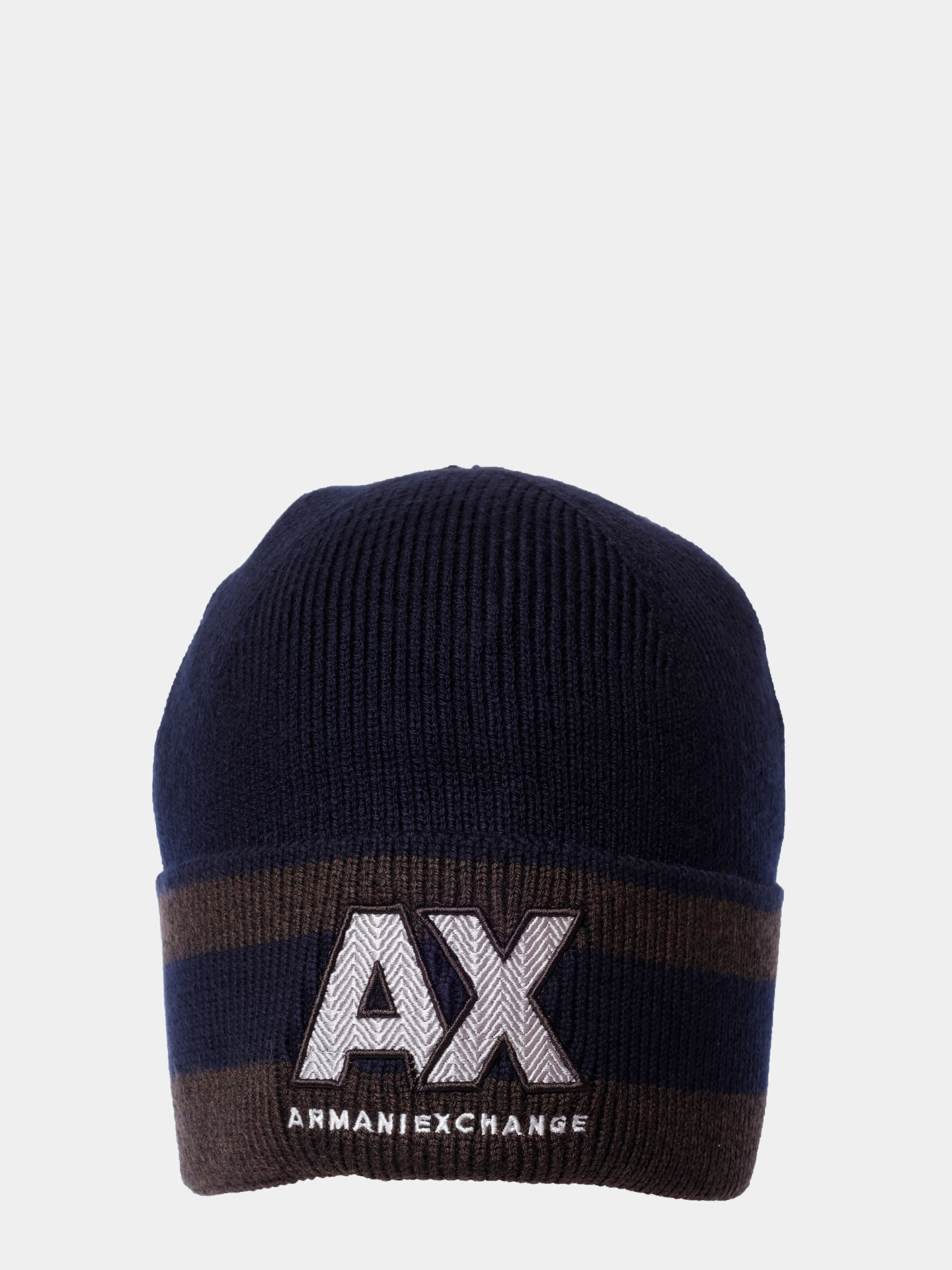 Шапка Armani Exchange XM001544 AF13776 MB044 темно-синяя мужская — купить в интернет-магазине Verdistore