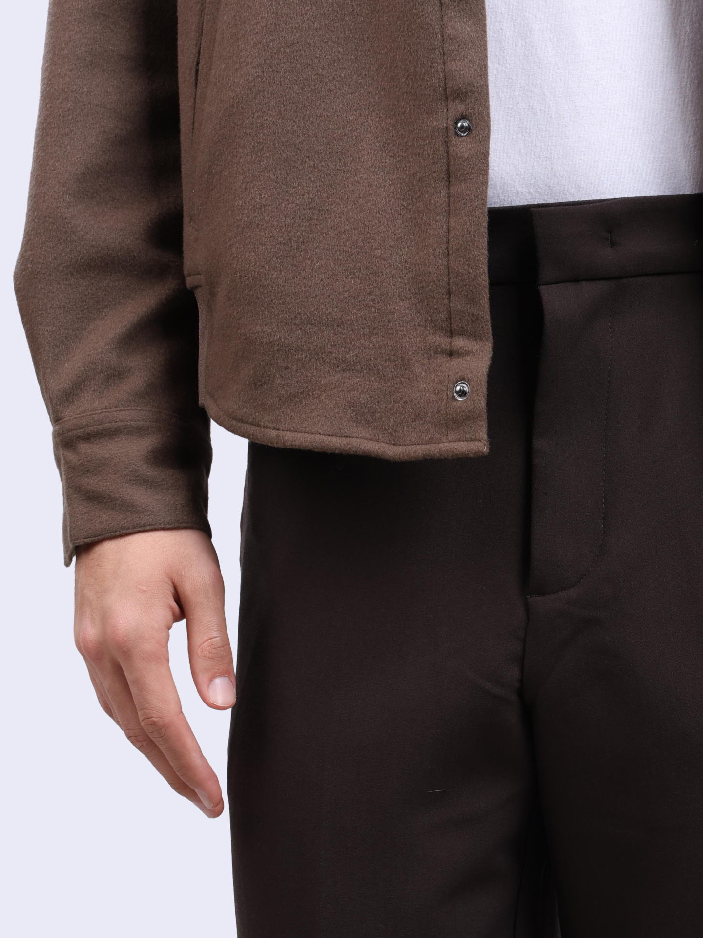 Брюки Emporio Armani 6D1PM6 1NFTZ 05A6 коричневые мужские — купить в интернет-магазине Verdistore