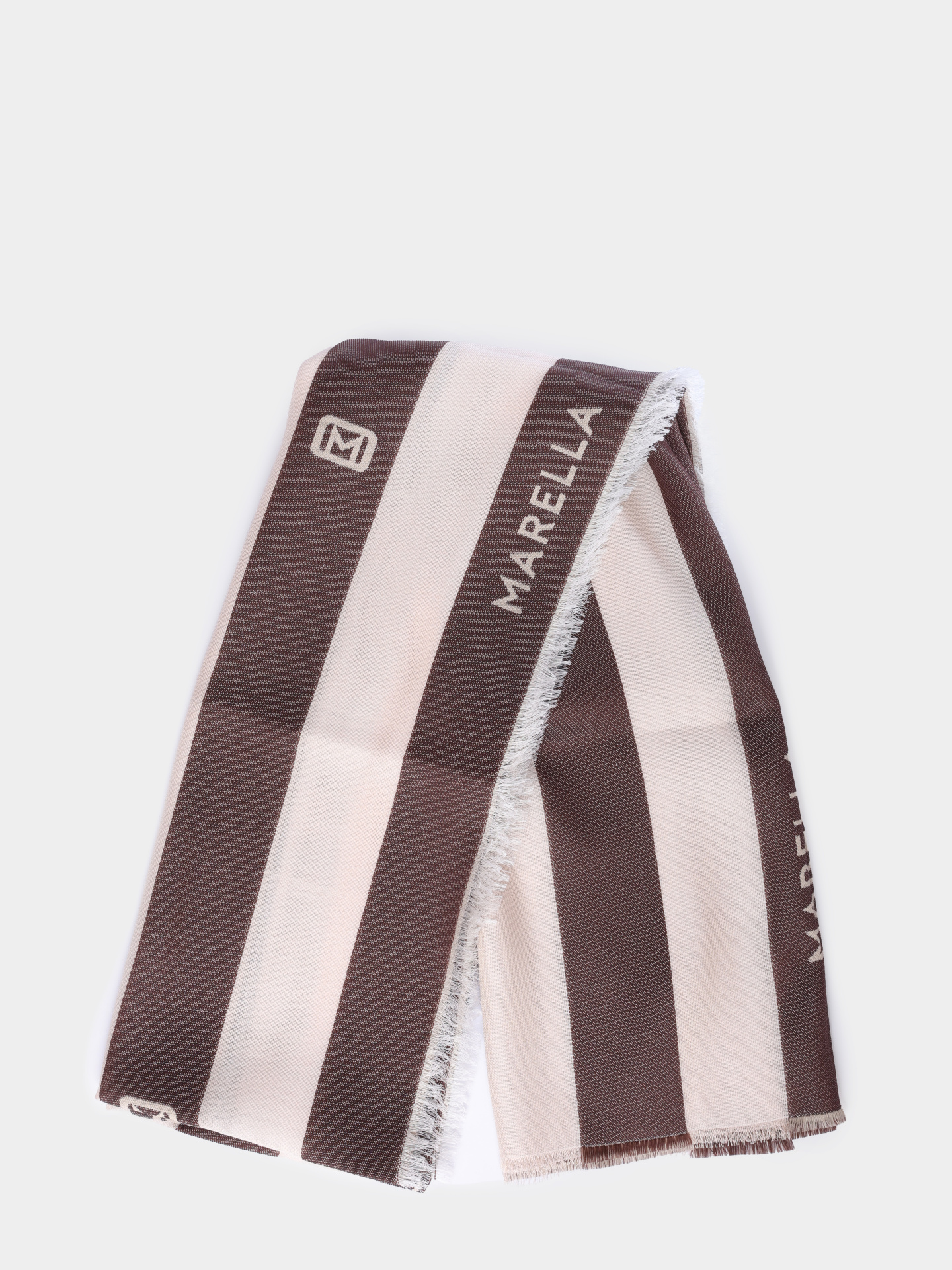 Шарф Marella MLADOMINO 001 женский с логотипом  — купить в интернет-магазине Verdistore