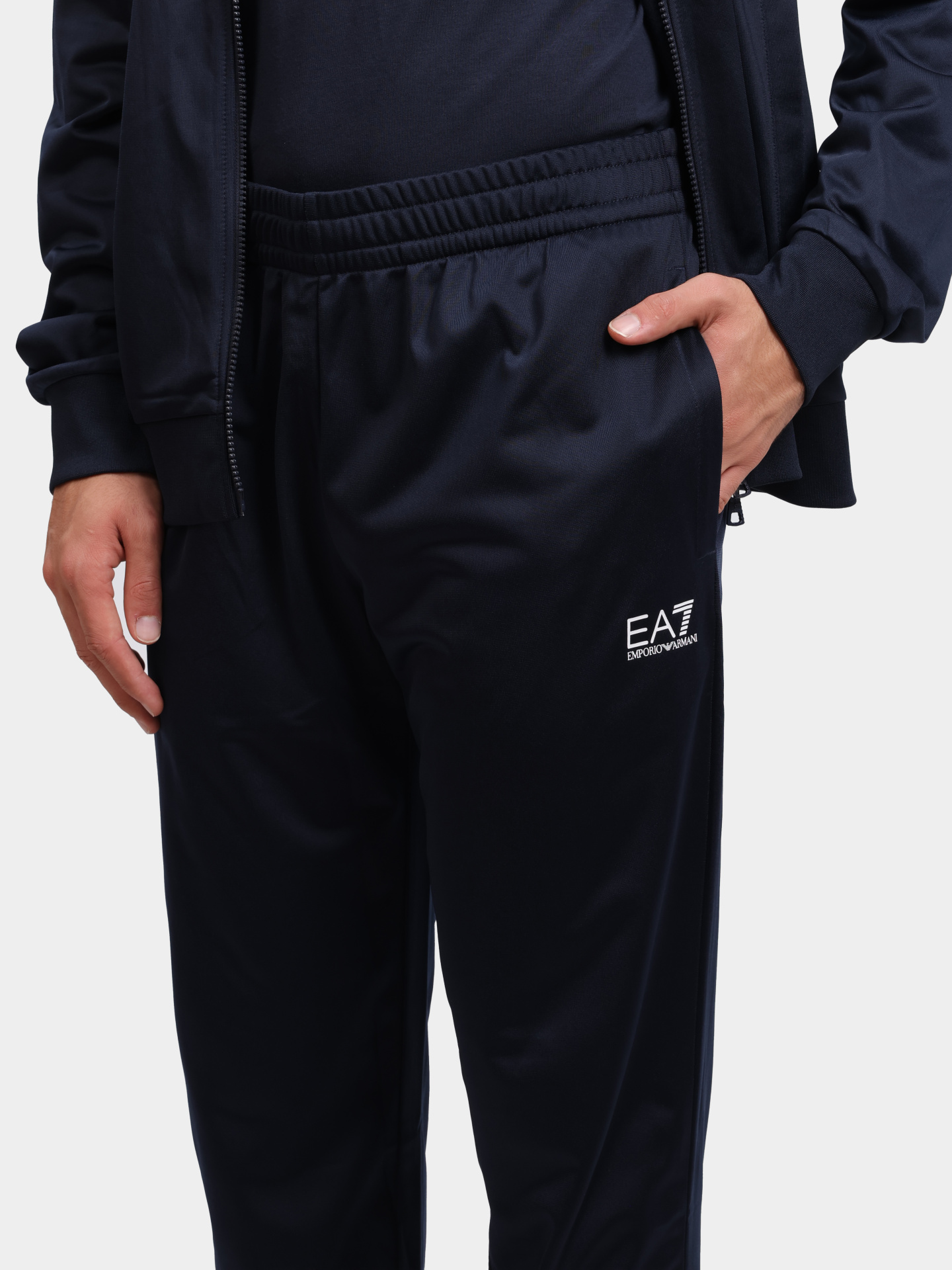 Костюм спортивный EA7 8NPV65 PJHCZ 1562 темно-синий мужской — купить в интернет-магазине Verdistore