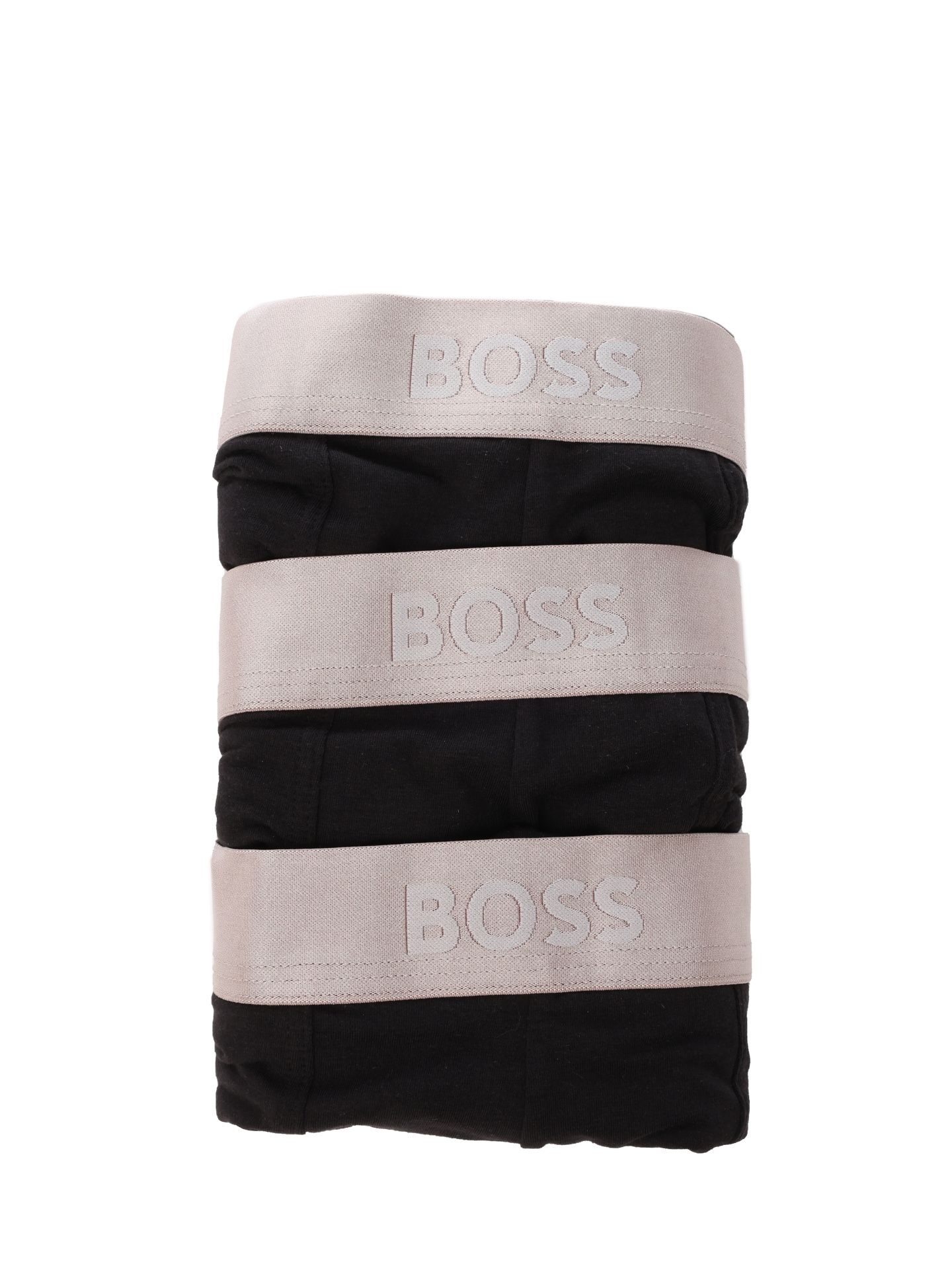 Трусы комплект Boss 50514998 001 черные мужские с серебристой резинкой — купить в интернет-магазине Verdistore