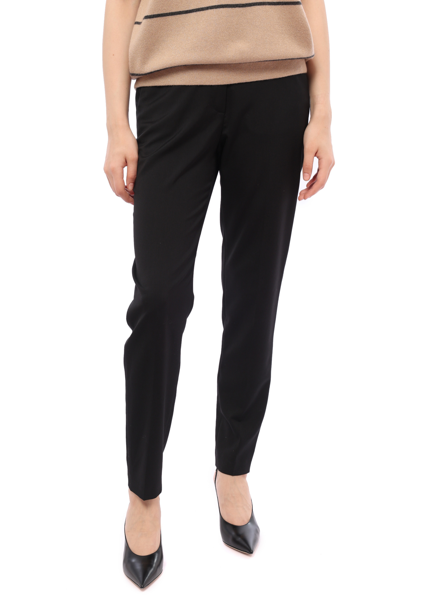 Брюки Barbara Bui 7600 черные женские укороченные — купить в интернет-магазине Verdistore