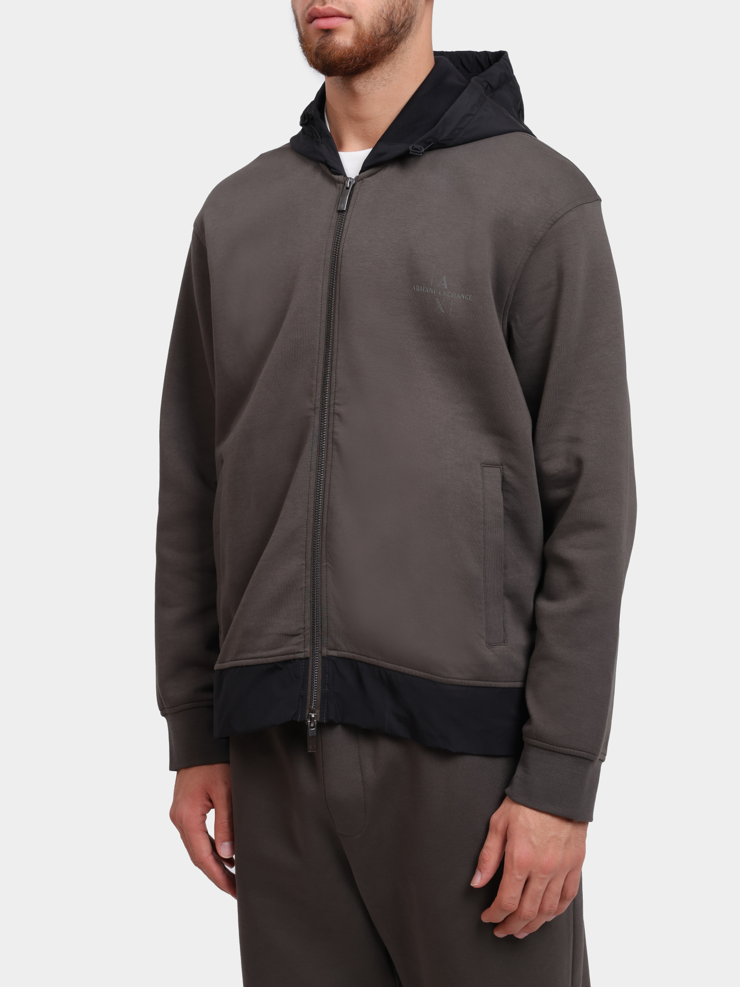 Мастерка Armani Exchange XM000515 AF13047 M8051 хаки мужская — купить в интернет-магазине Verdistore