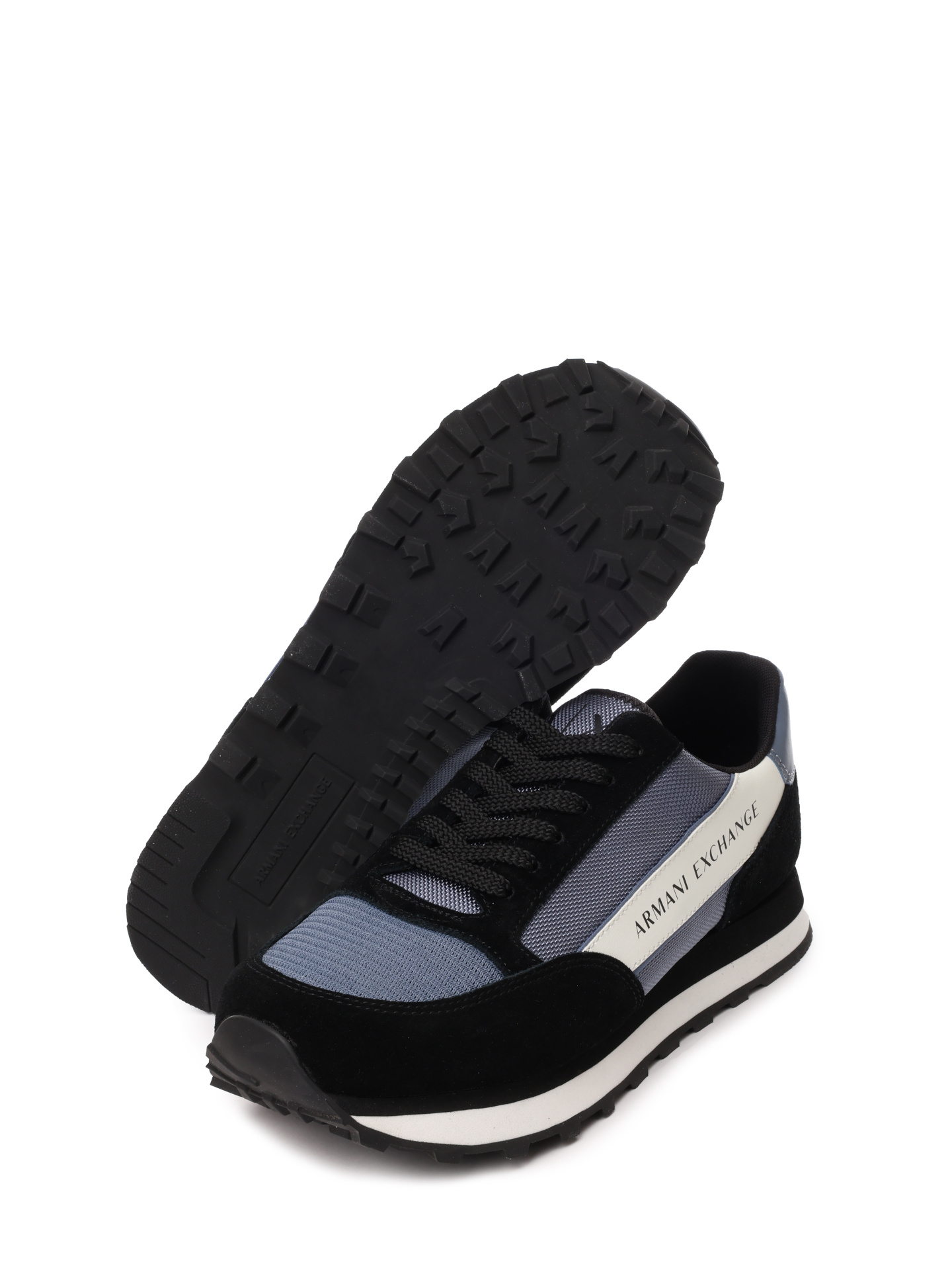 Кроссовки Armani Exchange XUX083 XV263 A017 комбинированные мужские с логотипом — купить в интернет-магазине Verdistore