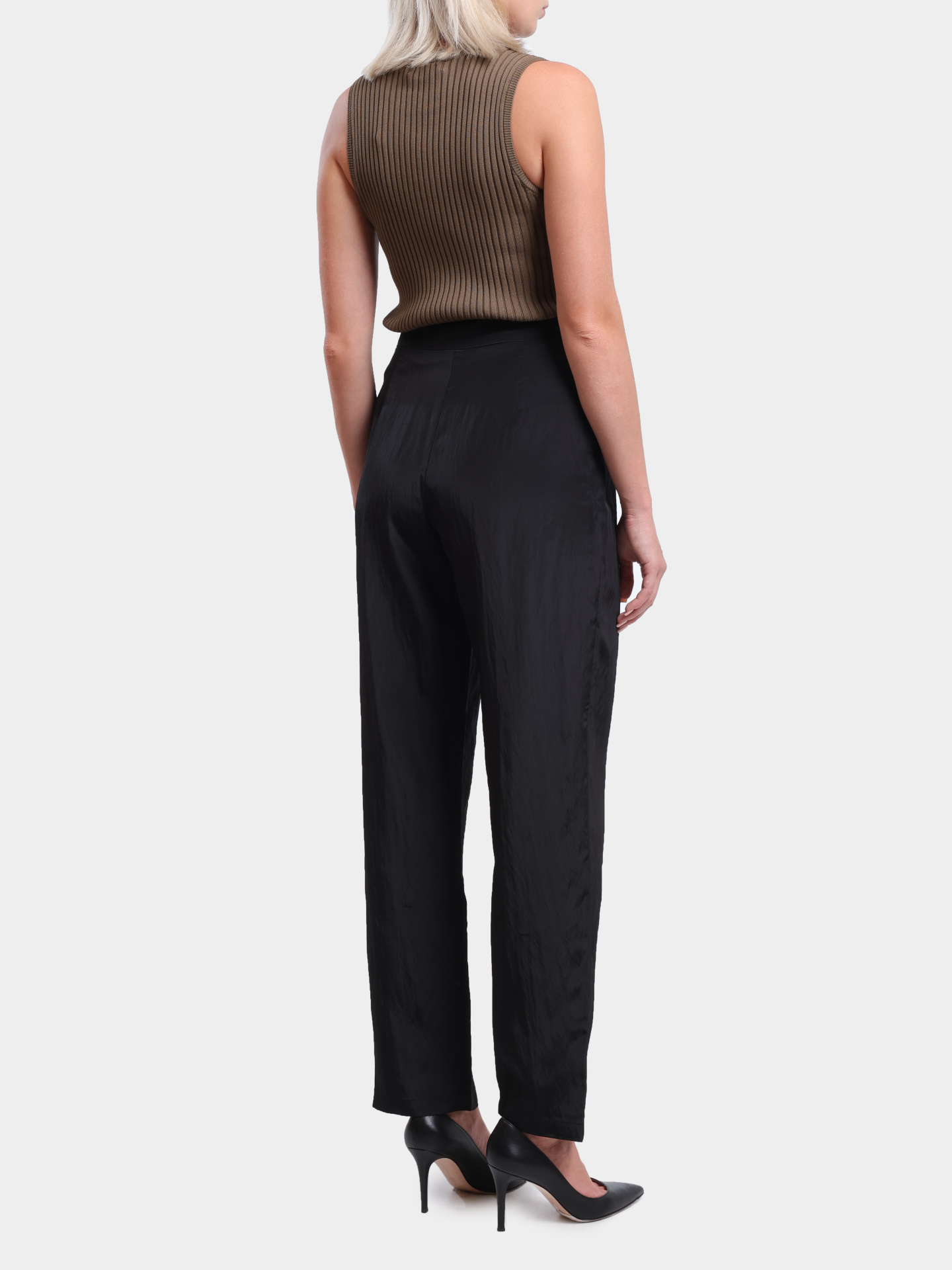 Брюки Armani Exchange XW000493 AF12752 UC001 черные женские — купить в интернет-магазине Verdistore