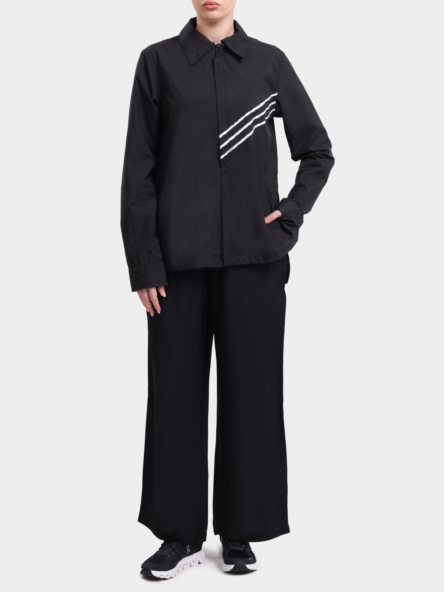 Брюки Y-3 KH3206 BLACK черные женские на кулиске — купить в интернет-магазине Verdistore