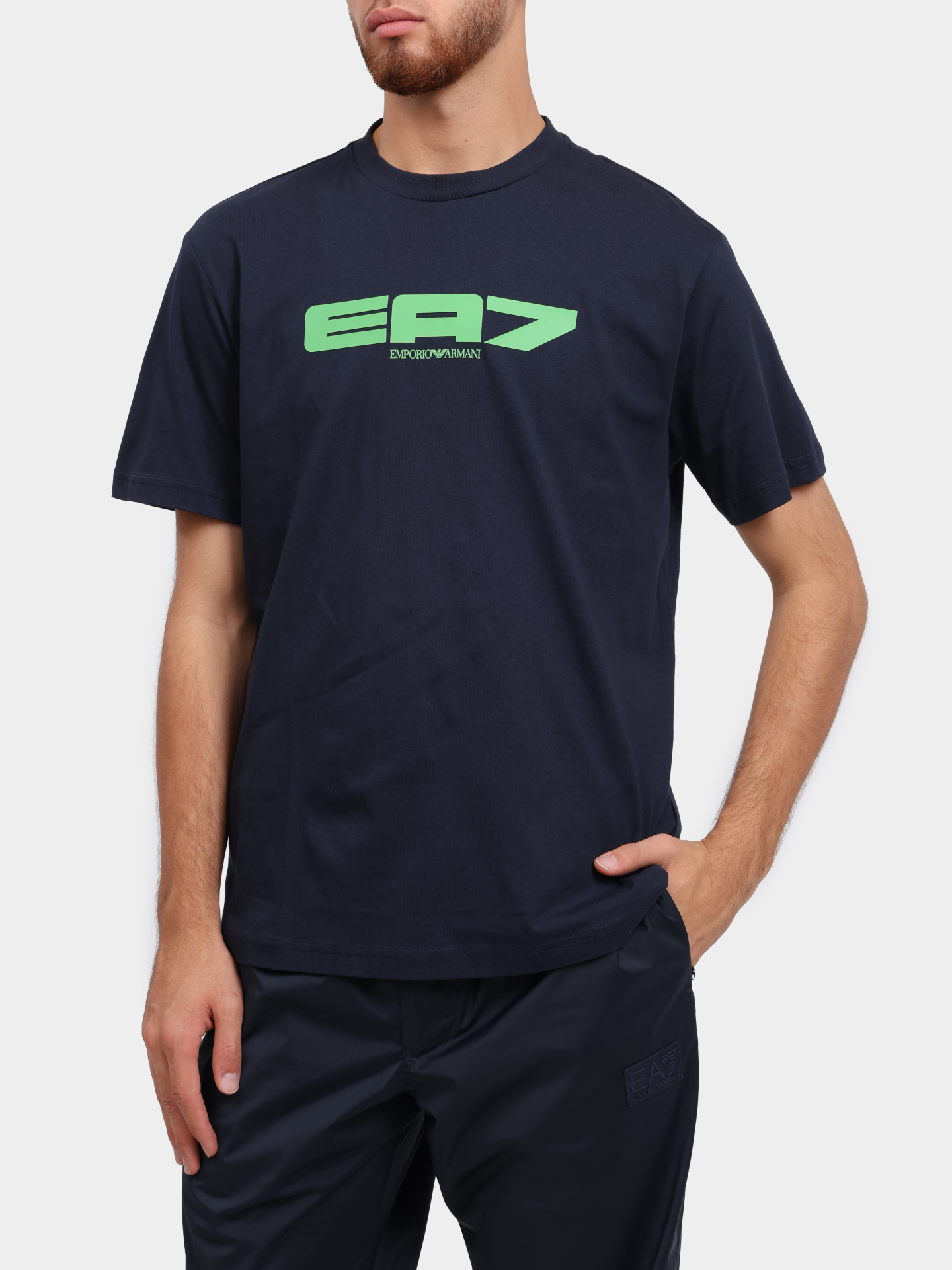 Футболка EA7 7M000163 AF13938 UB102 хлопковая мужская — купить в интернет-магазине Verdistore