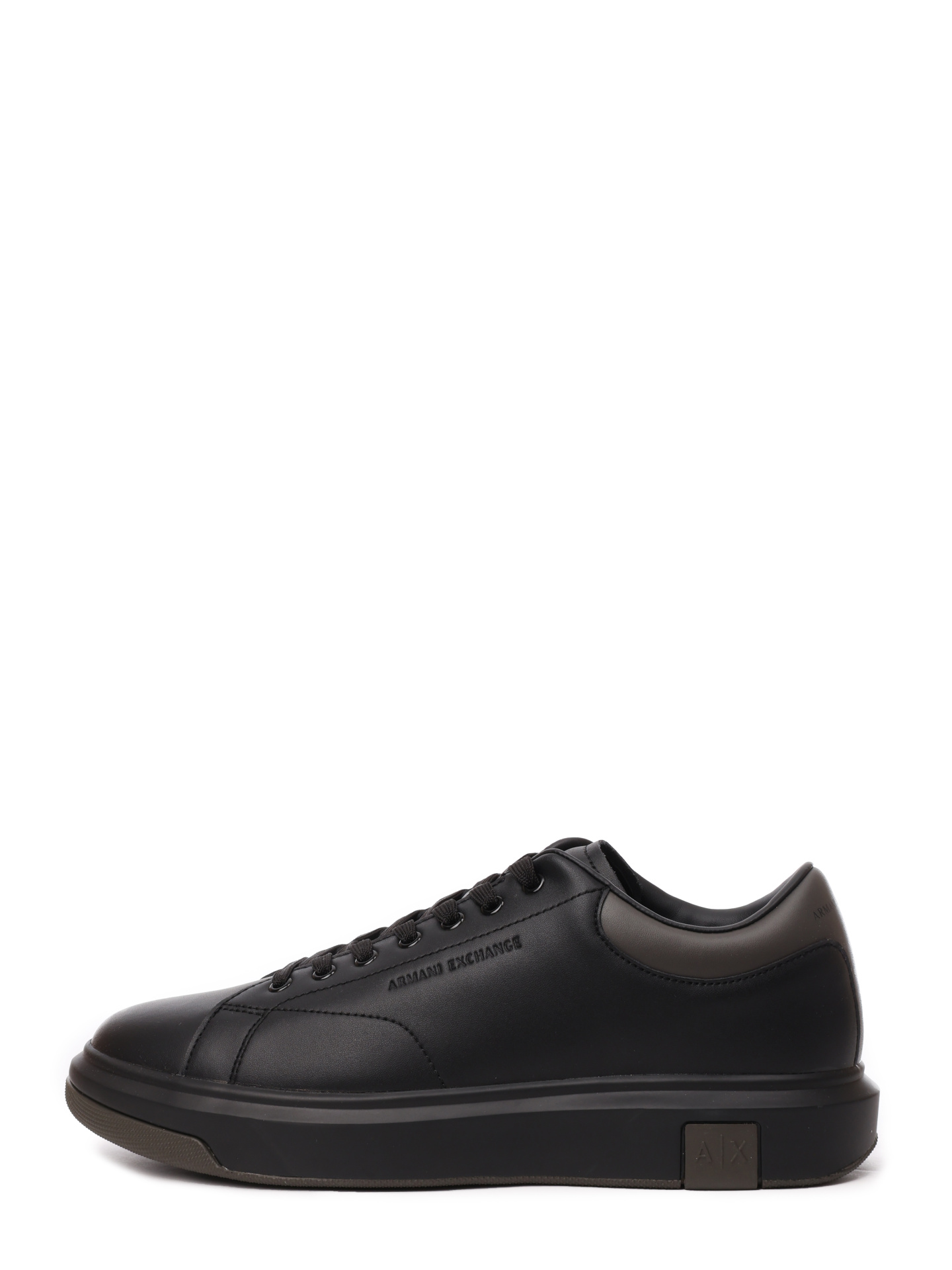 Кеды Armani Exchange XUX123 XV534 U181 черные мужские кожаные — купить в интернет-магазине Verdistore