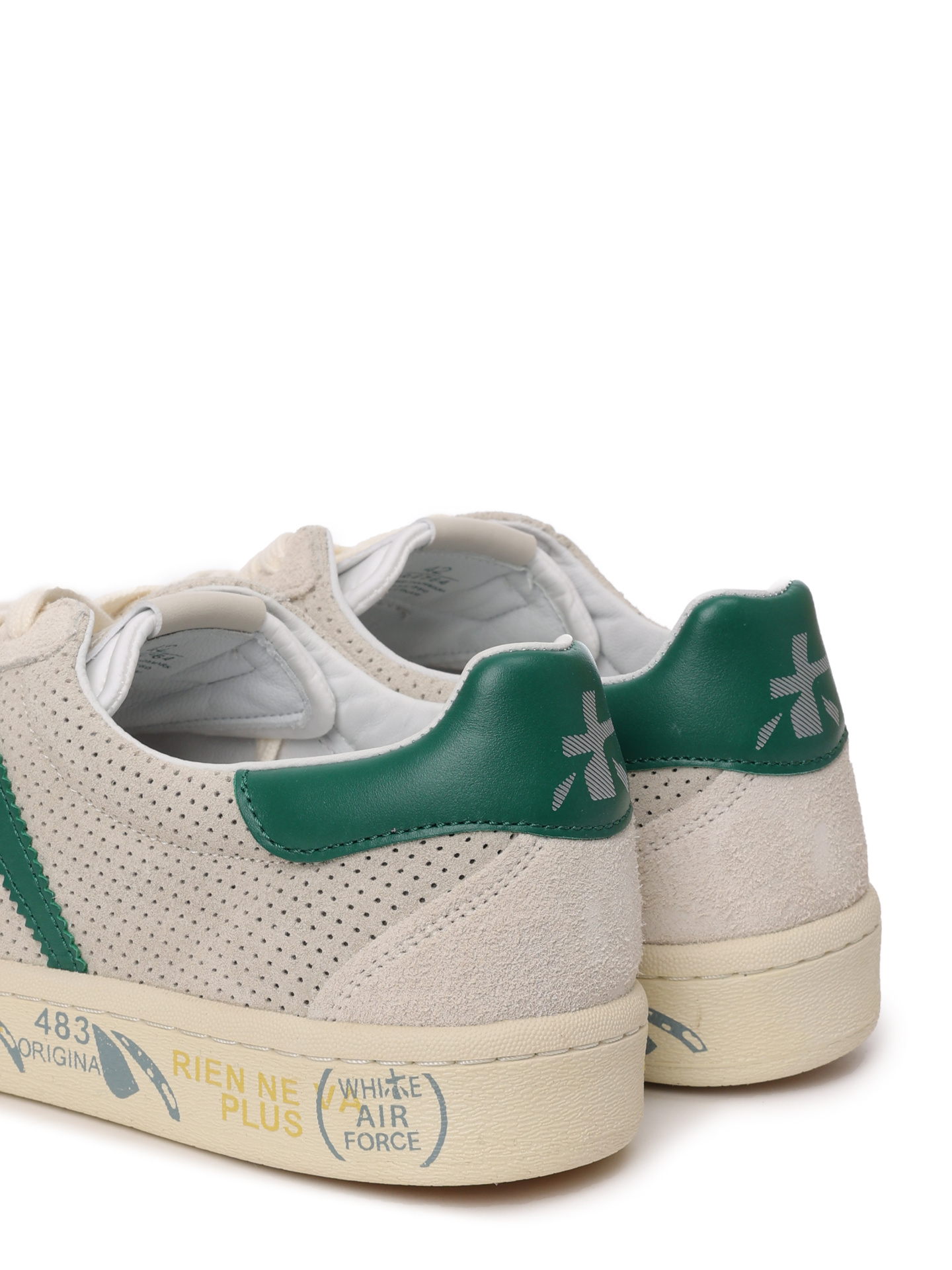 Кеды светло-серые с поднятым носком и принтом на подошве — купить в интернет-магазине Verdistore