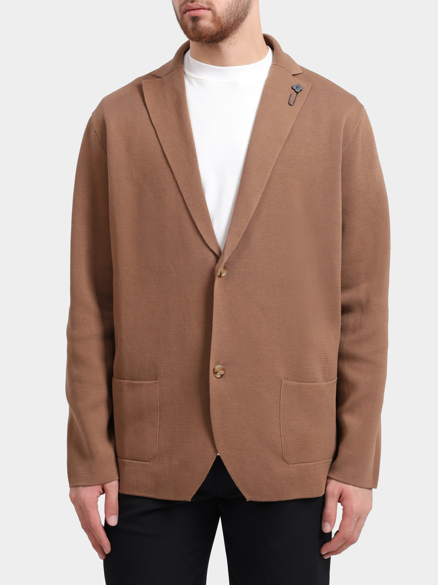 Кардиган Lardini PA LJM100 PA66024 коричневый мужской — купить в интернет-магазине Verdistore