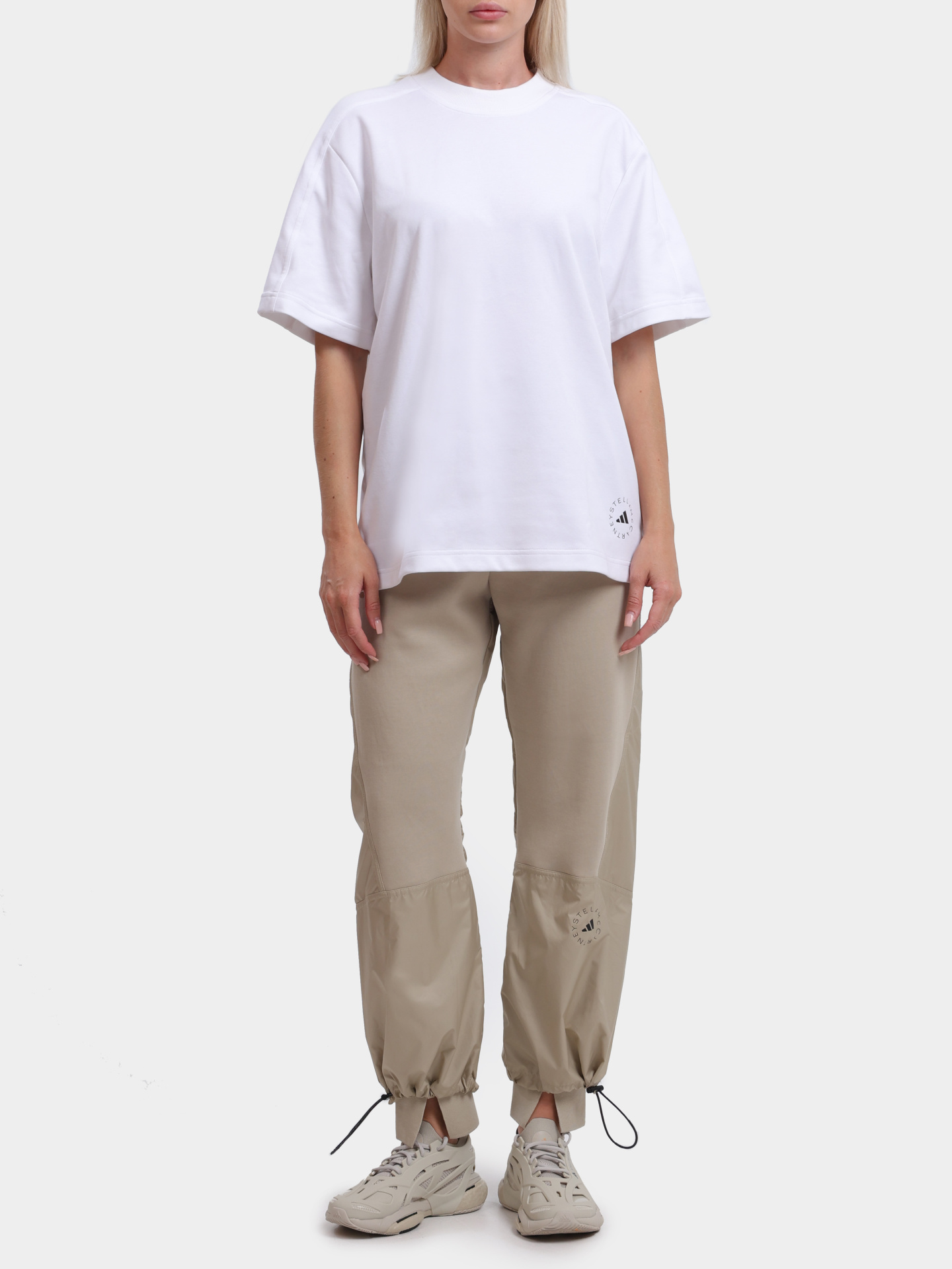 Футболка Adidas by Stella McCartney IB6855 WHITE хлопковая женская — купить в интернет-магазине Verdistore