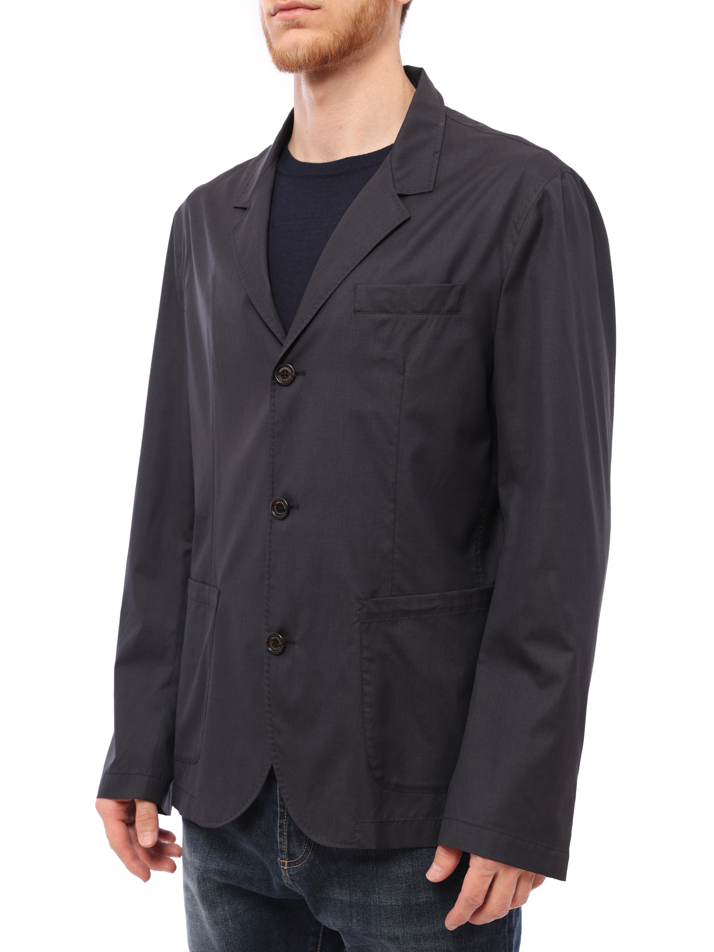 Пиджак Brunello Cucinelli MH4116132 темно-синий мужской — купить в интернет-магазине Verdistore
