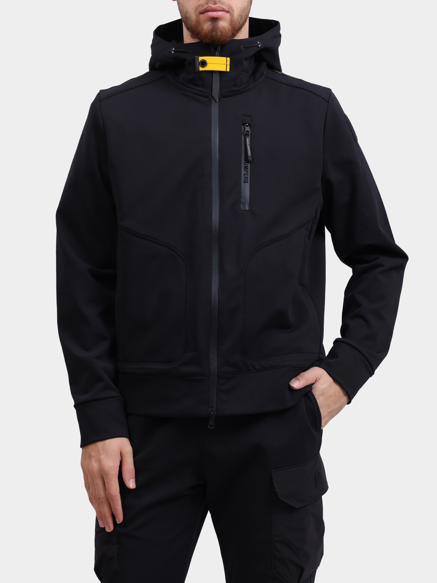 Мастерка Parajumpers FG01 NOORVICK 541 черная мужская  — купить в интернет-магазине Verdistore