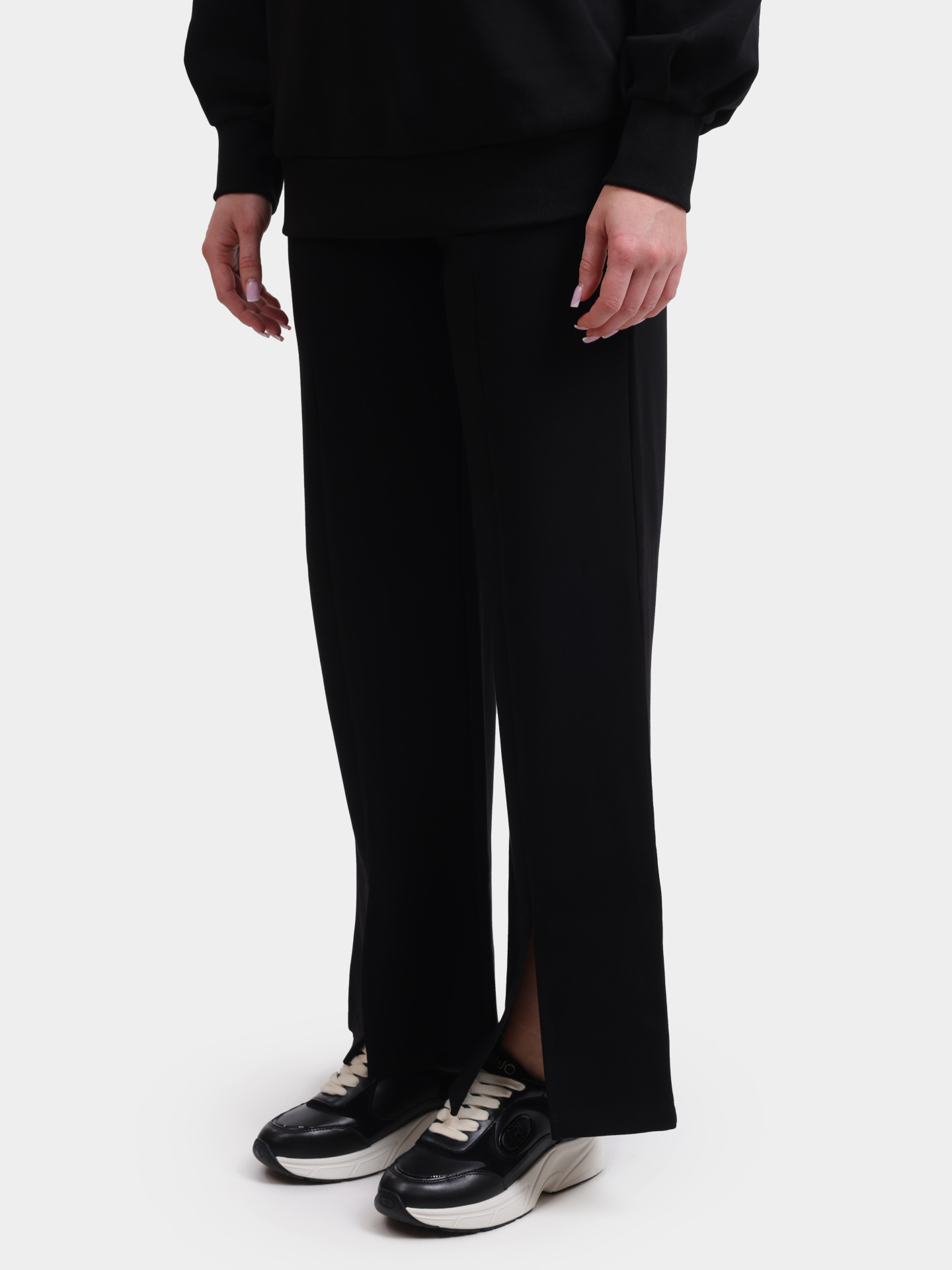 Брюки Armani Exchange XW001289 AF16111 UC001 черные женские — купить в интернет-магазине Verdistore