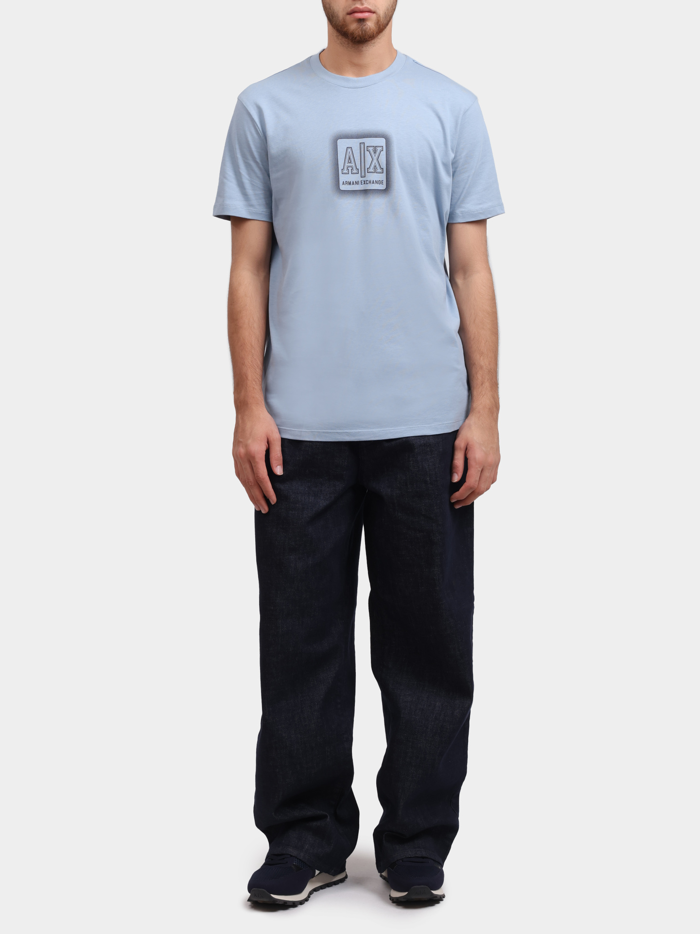 Футболка Armani Exchange XM000545 AF10361 U9287 хлопковая мужская — купить в интернет-магазине Verdistore