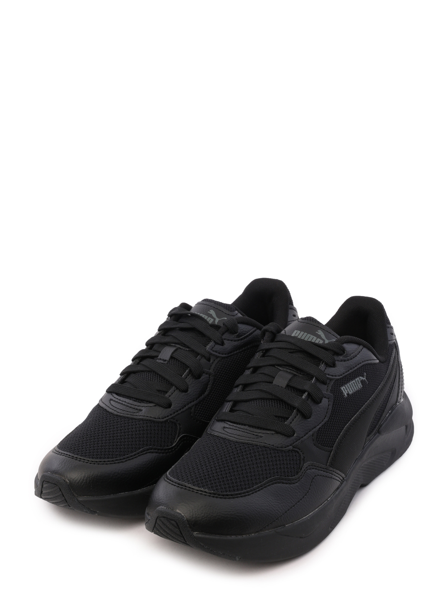 Кроссовки черные комбинированныес массивной подошвой — купить в интернет-магазине Verdistore