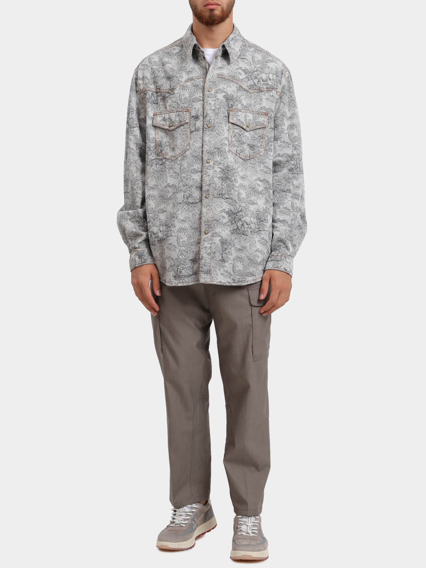 Рубашка Etro MRNE0001 99TJ580 S9810 джинсовая мужская — купить в интернет-магазине Verdistore