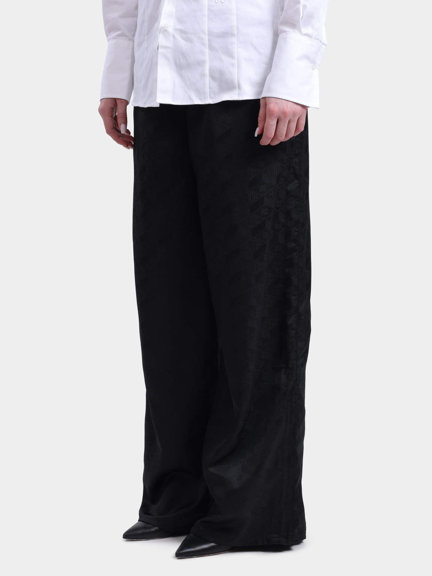 Брюки Hugo 50536962 964 черные женские — купить в интернет-магазине Verdistore