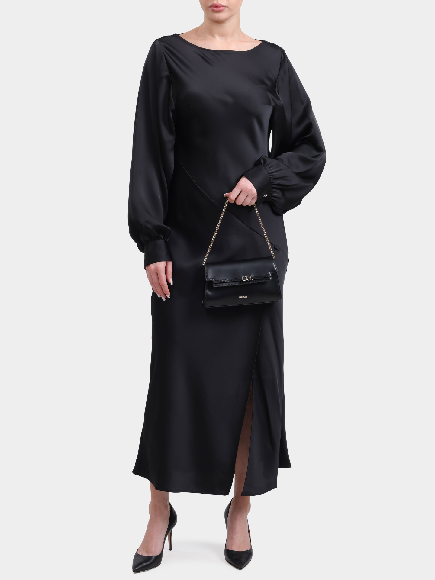 Платье Hugo 50552970 001 атласное женское — купить в интернет-магазине Verdistore