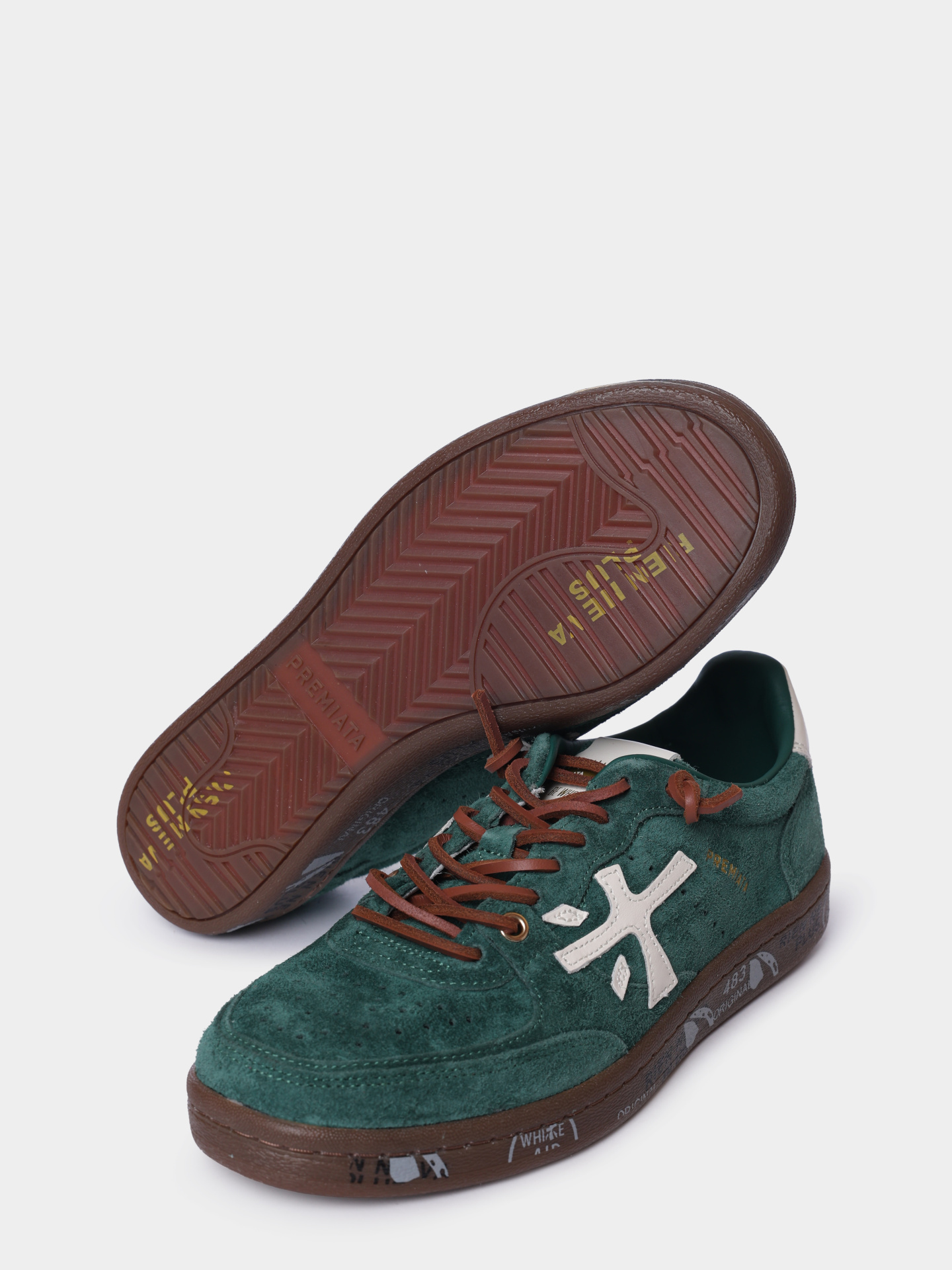 Кеды Premiata BSKTCLAYD VAR 7687 замшевые женские — купить в интернет-магазине Verdistore