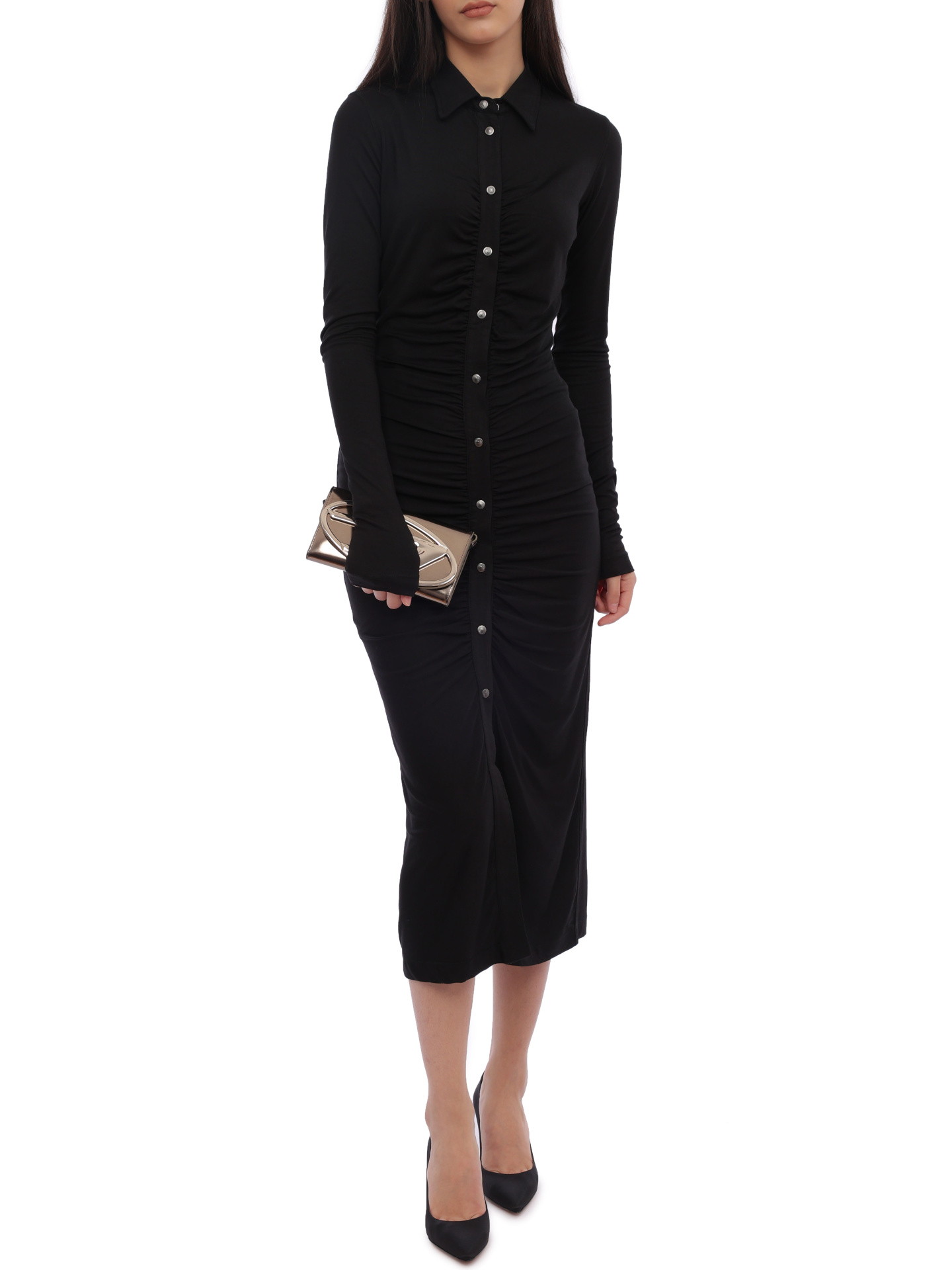 Платье Diesel A105180LHAU9XX черное женское — купить в интернет-магазине Verdistore