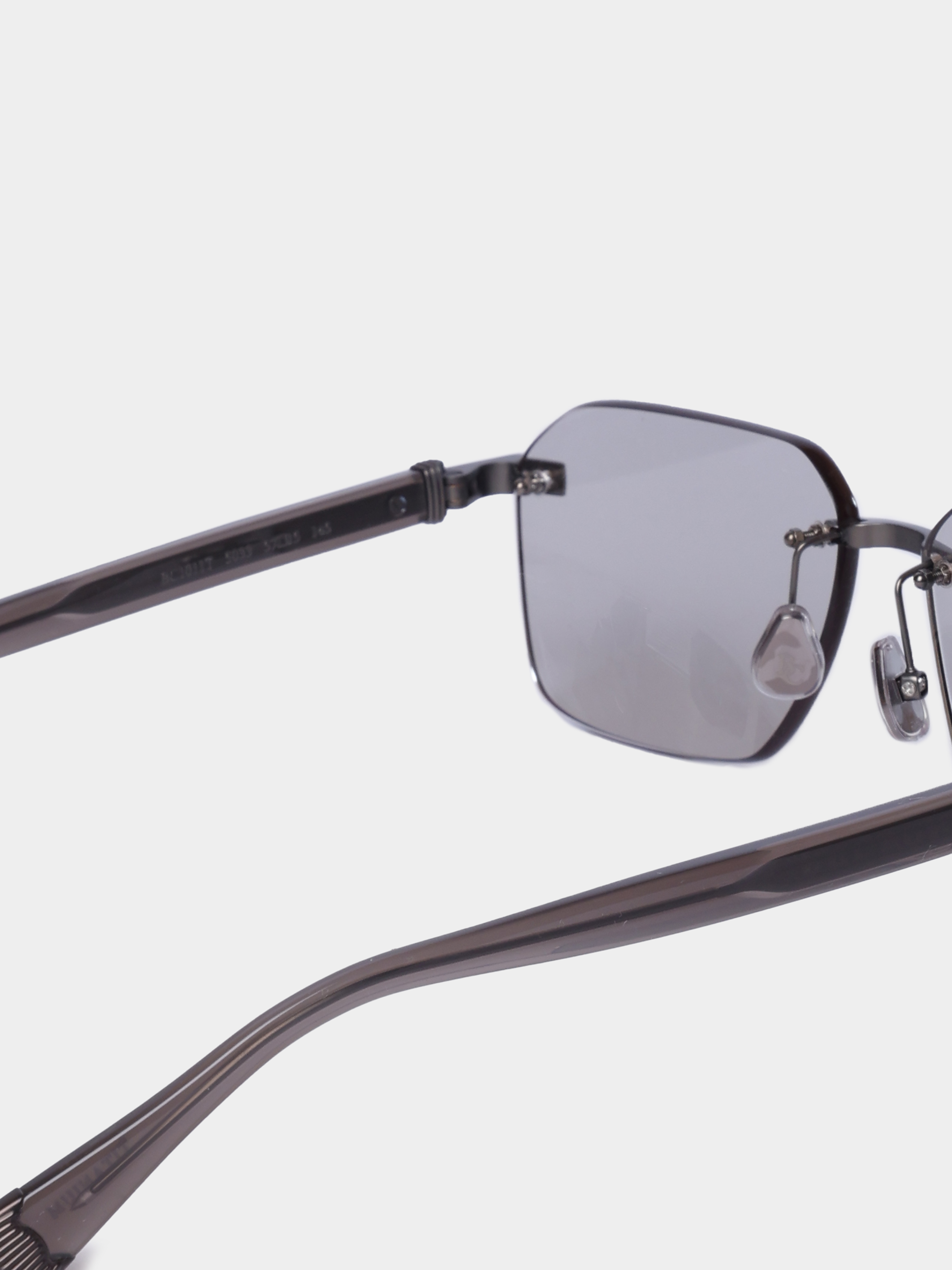 Очки Brunello Cucinelli MOCSTEMV21 CSC01 серые мужские титановые — купить в интернет-магазине Verdistore