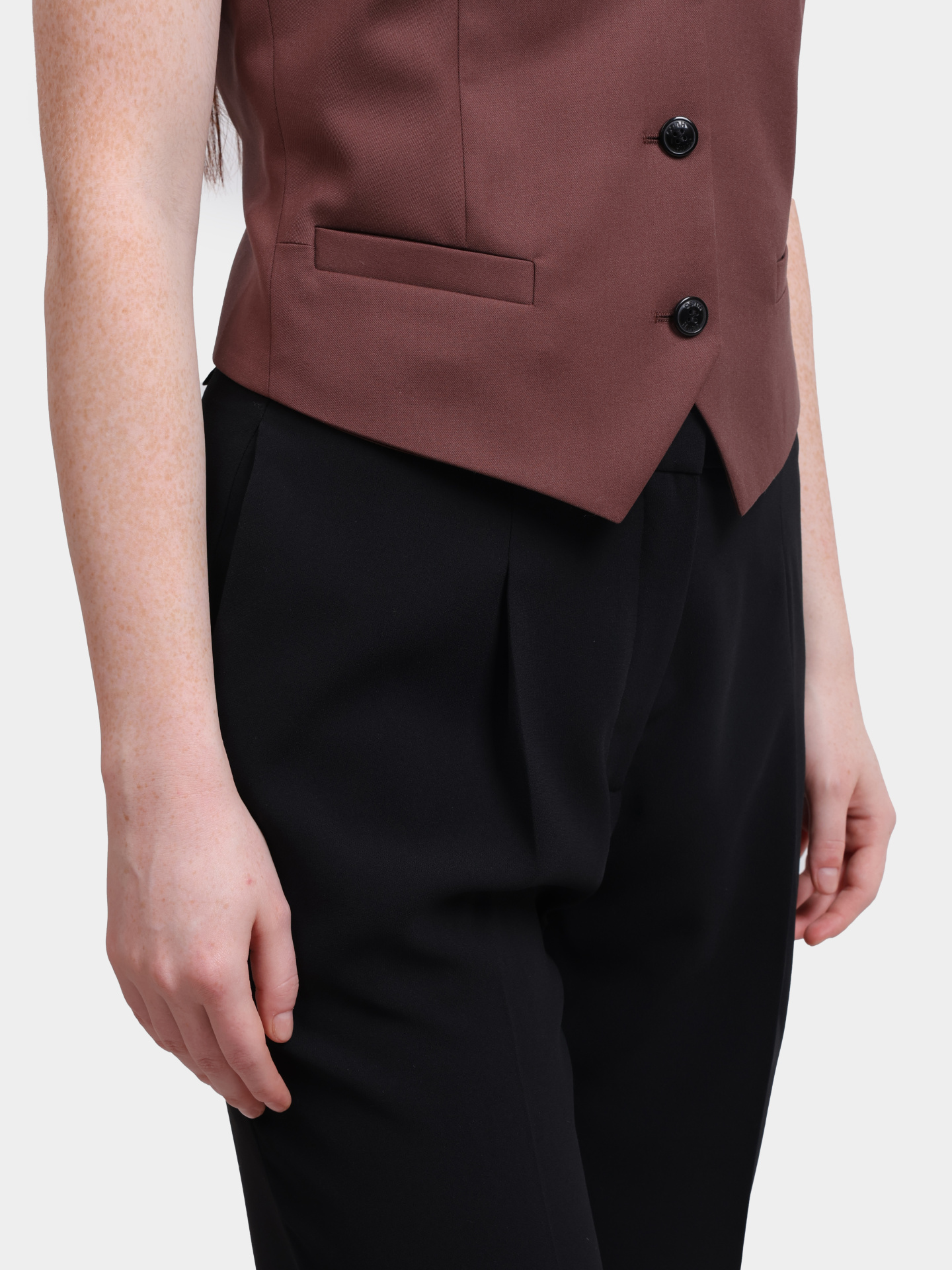 Жилет Hugo 50545278 201 коричневый женский — купить в интернет-магазине Verdistore