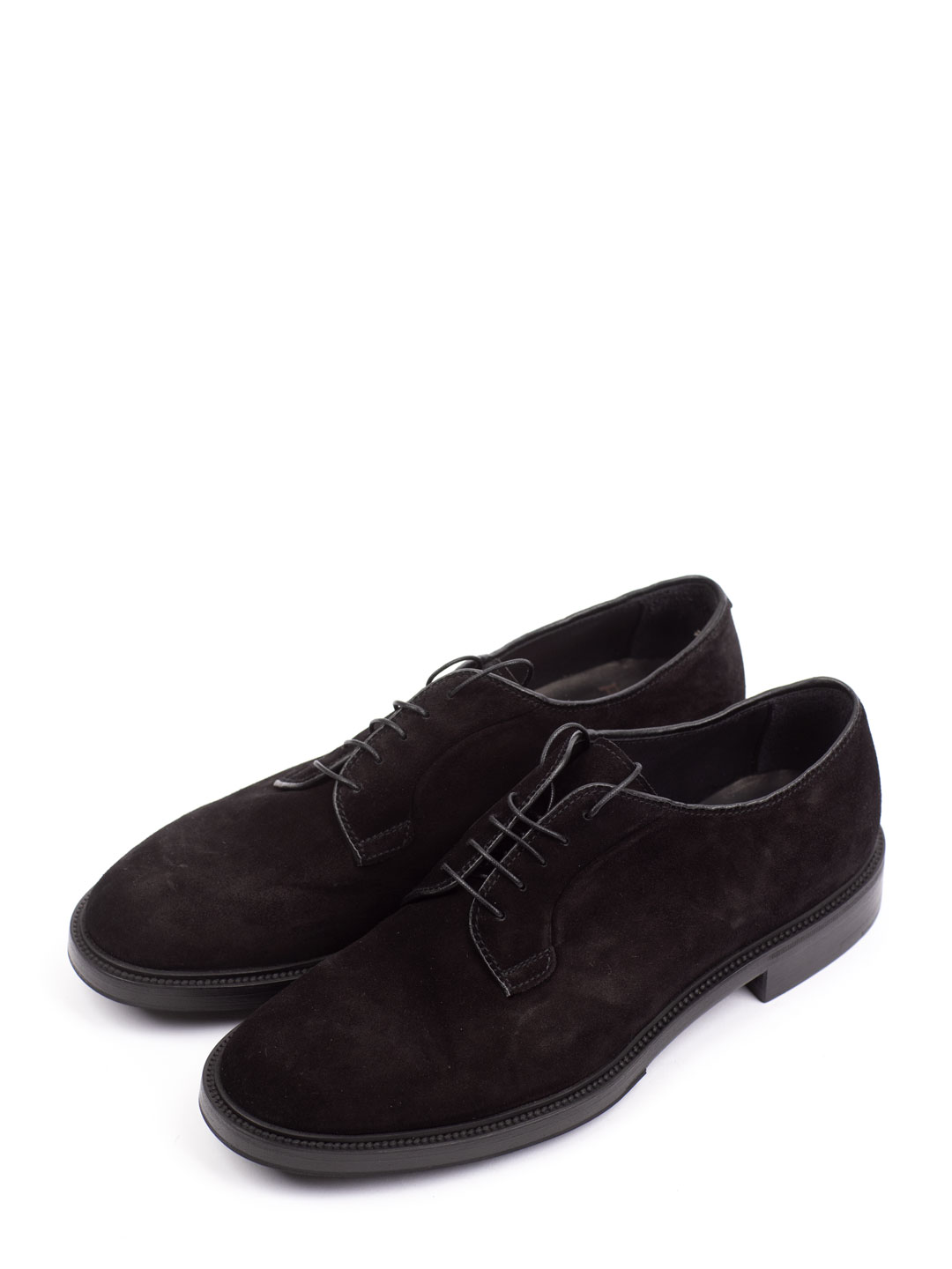 Дерби черные из фактурной замши. — купить в интернет-магазине Verdistore