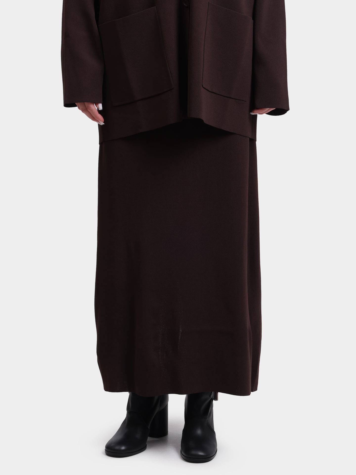 Юбка Alpha Studio AD-4352M 2019 женская с разрезом — купить в интернет-магазине Verdistore