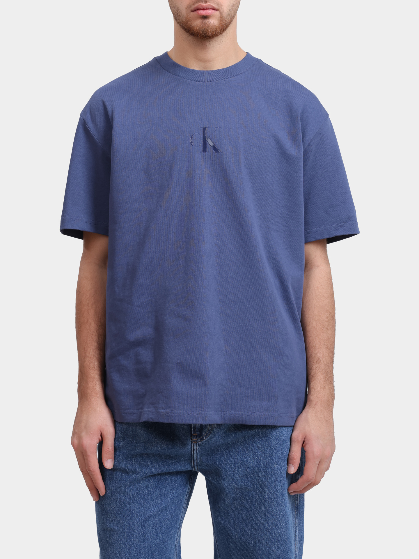 Футболка Calvin Klein Jeans LV04RAB812 RLY хлопковая мужская — купить в интернет-магазине Verdistore