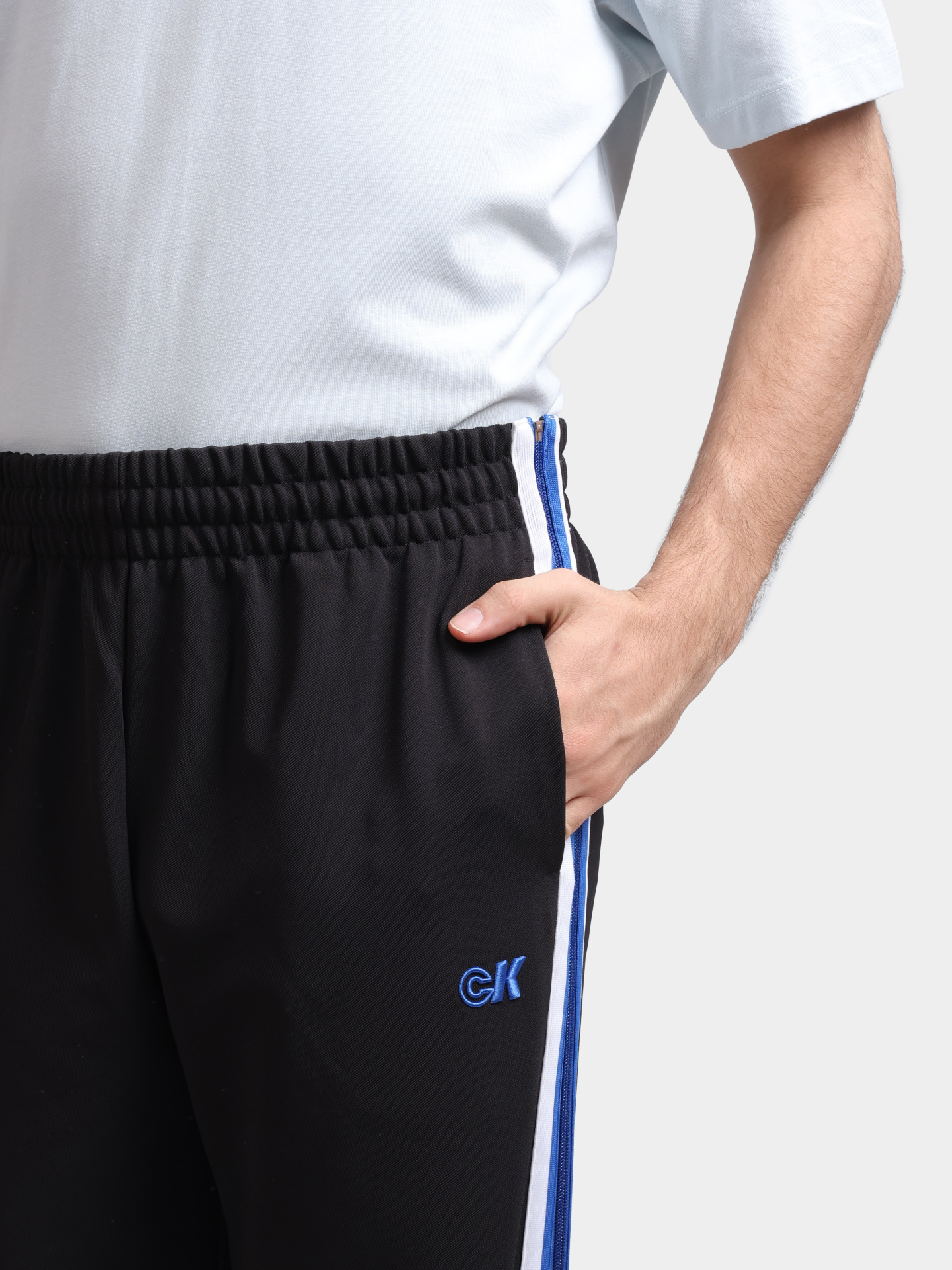 Брюки спортивные Calvin Klein Jeans LV04RC233G UB1 мужские с молниями по бокам — купить в интернет-магазине Verdistore