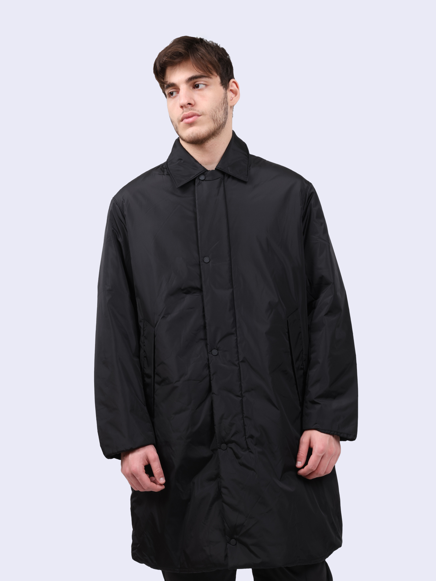 Куртка Armani Exchange 6DZL03 ZN4XZ 1200 черная мужская удлиненная — купить в интернет-магазине Verdistore