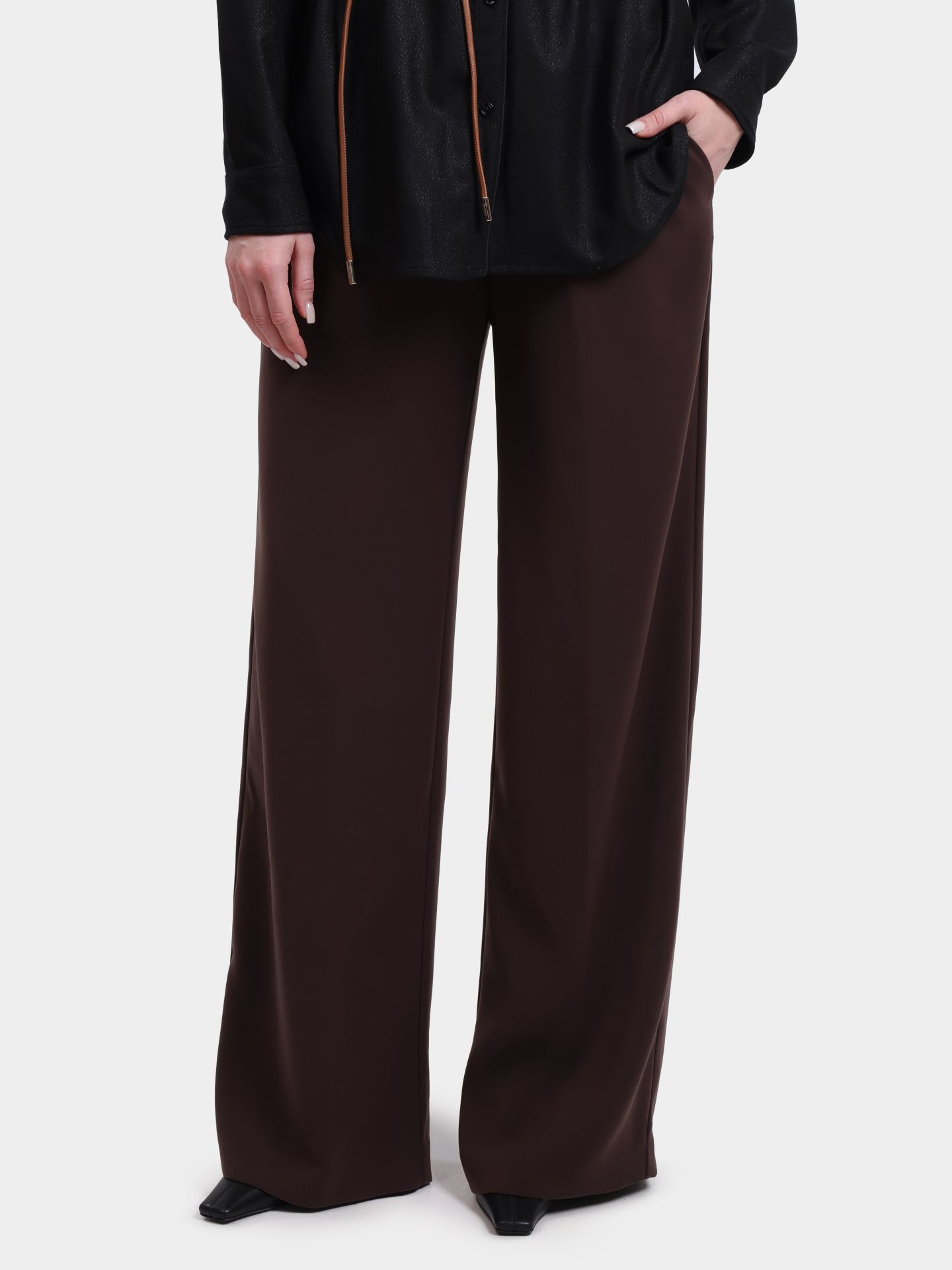 Брюки PT000176D 12755 8800 коричневые женские — купить в интернет-магазине Verdistore