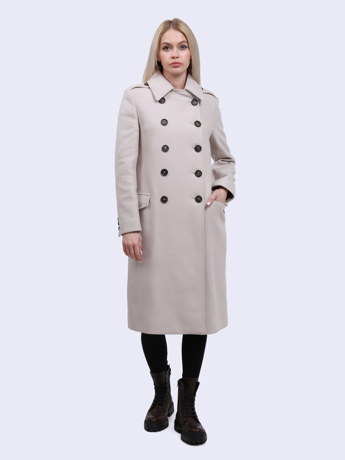 Пальто Brunello Cucinelli MB5249410 C7481 молочное женское — купить в интернет-магазине Verdistore