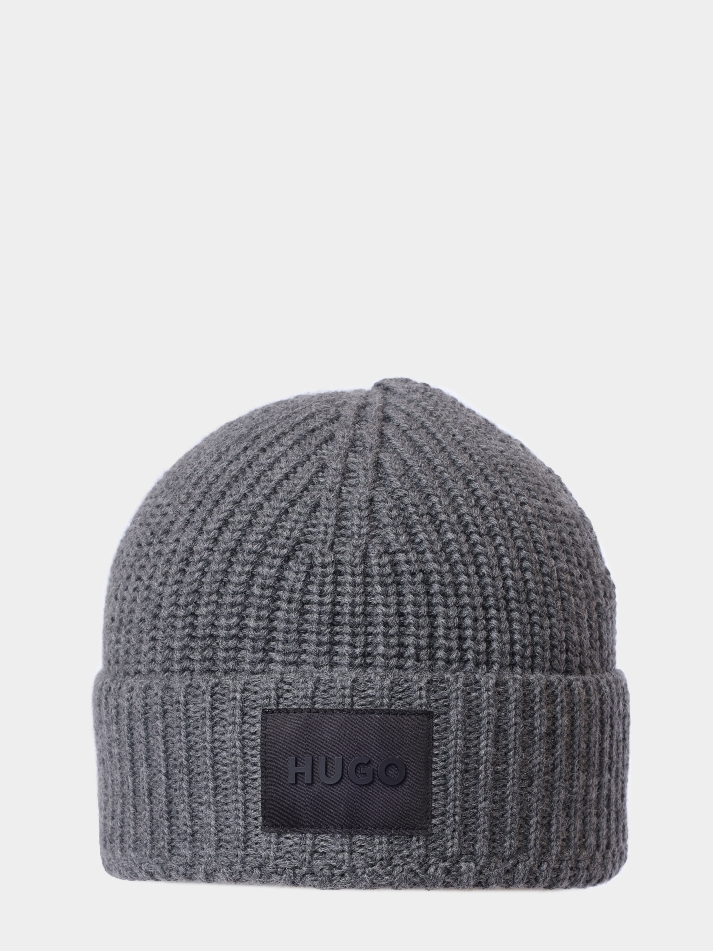 Комплект шапка и шарф Hugo Zago Set 10275535 01 50551423 034 серый мужской вязаный — купить в интернет-магазине Verdistore