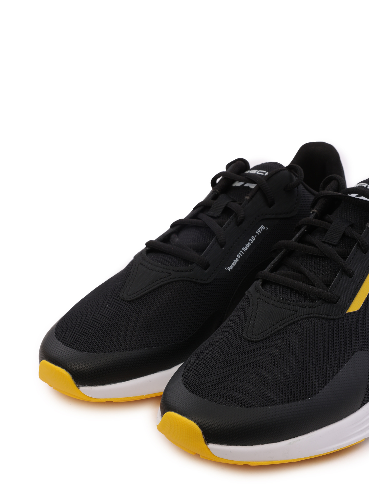 Кроссовки Puma x Porsche черные с желтыми вставками — купить в интернет-магазине Verdistore