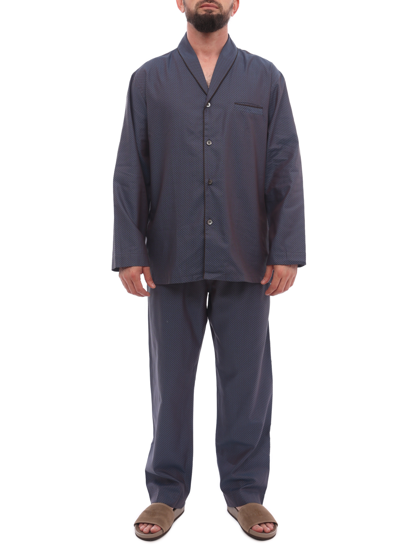 Пижама ZIMMERLI 4713 - 75012 хлопковая мужская — купить в интернет-магазине Verdistore