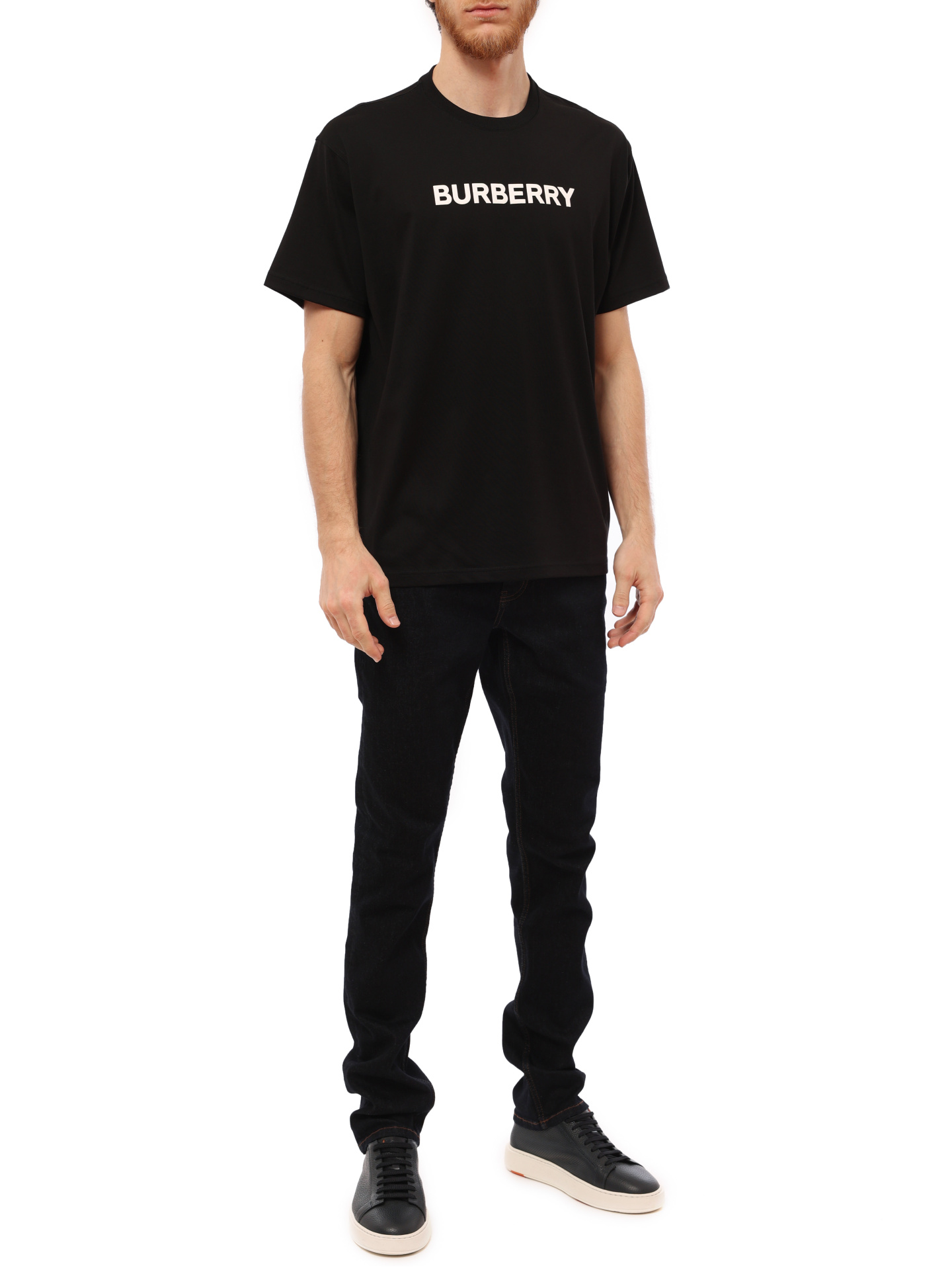 Футболка Burberry 8055307 A1189 хлопковая мужская — купить в интернет-магазине Verdistore